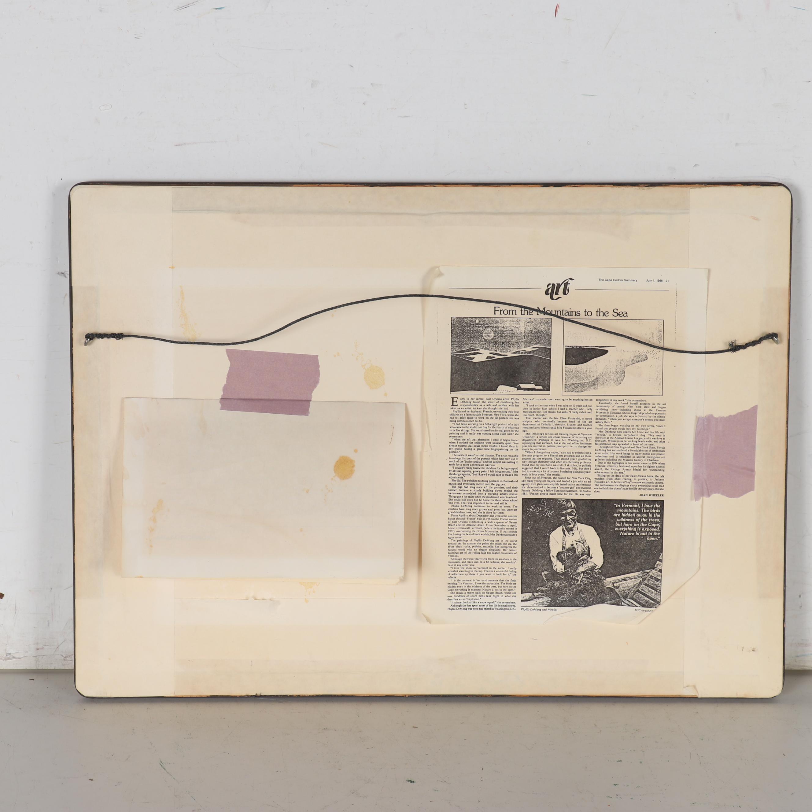 Phyllis DeMong Serigraph "Sleeping Gulls"