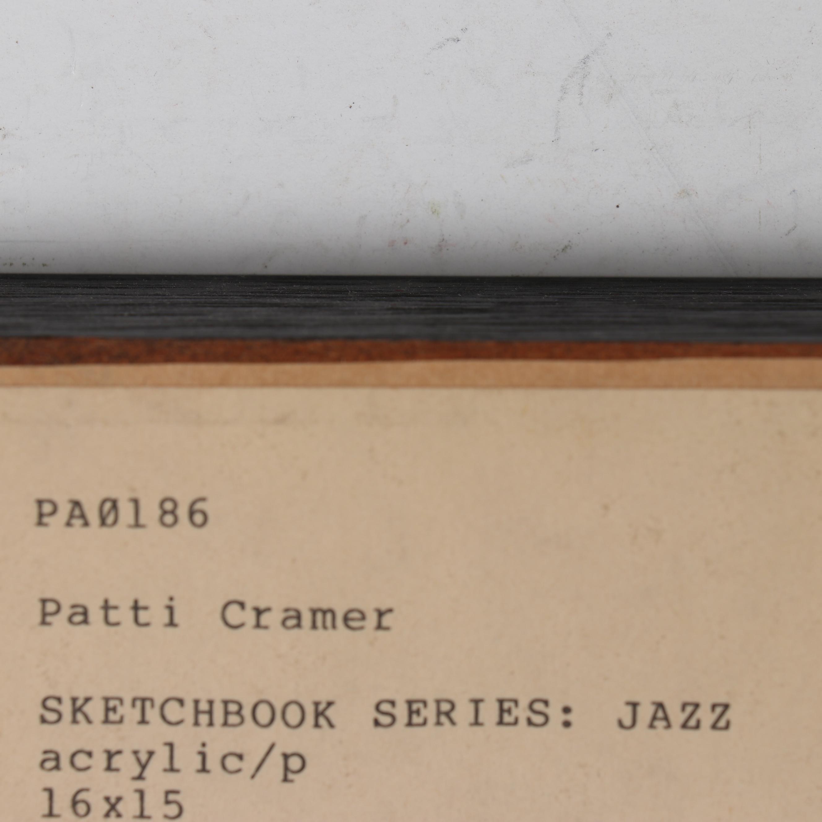 Patty Cramer Acrylic Painting of Musicians "Jazz"