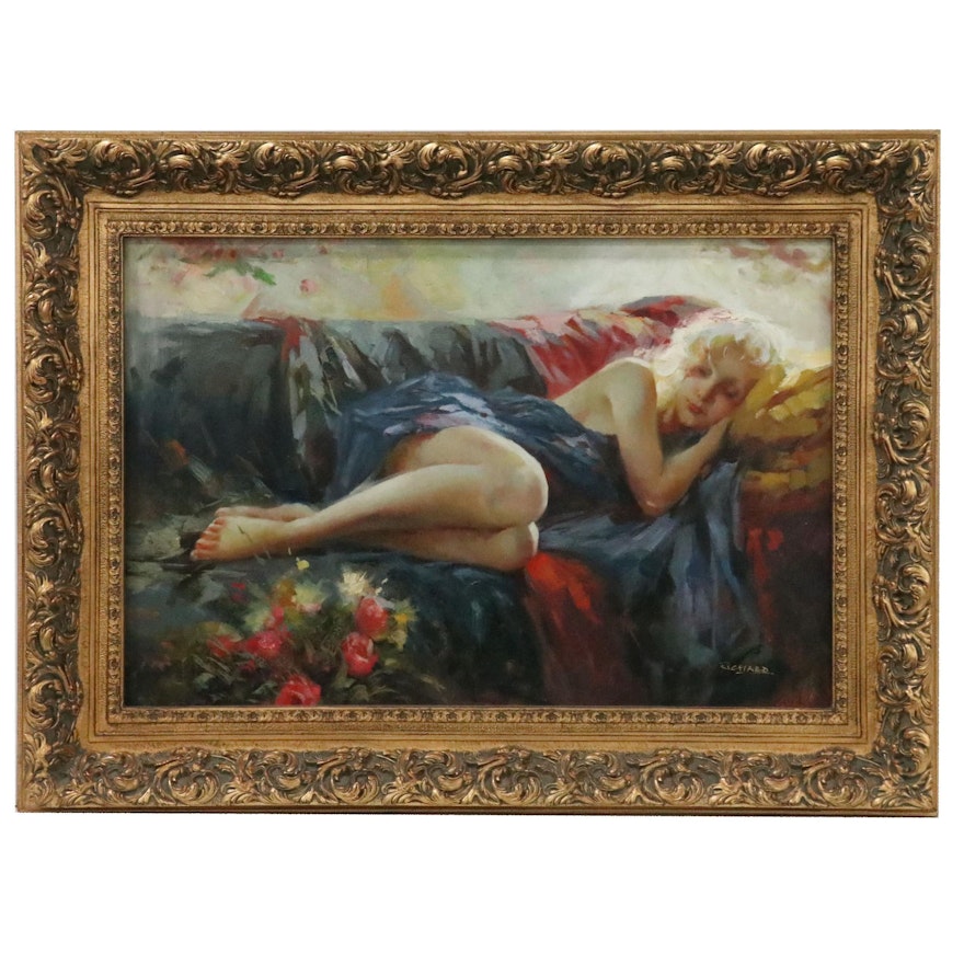 Figure Oil Painting after Michael & Inessa Garmash "Sleeping Beauty"