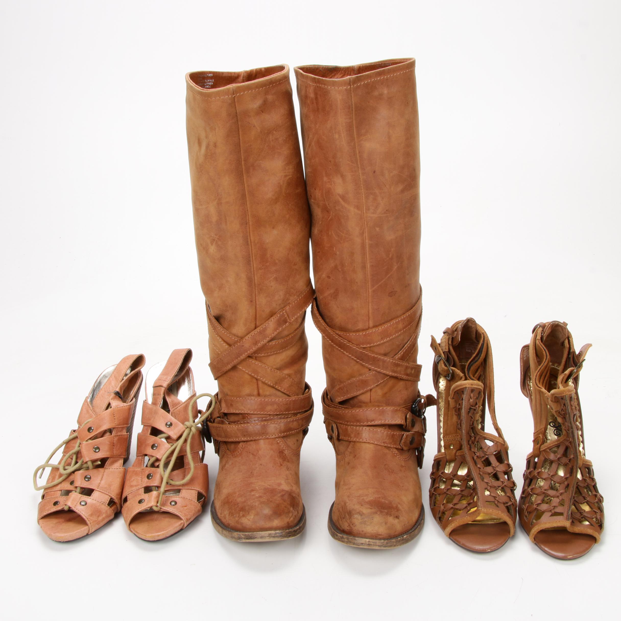 Steve Madden and Naughty Monkey Leather Sandals and Boots