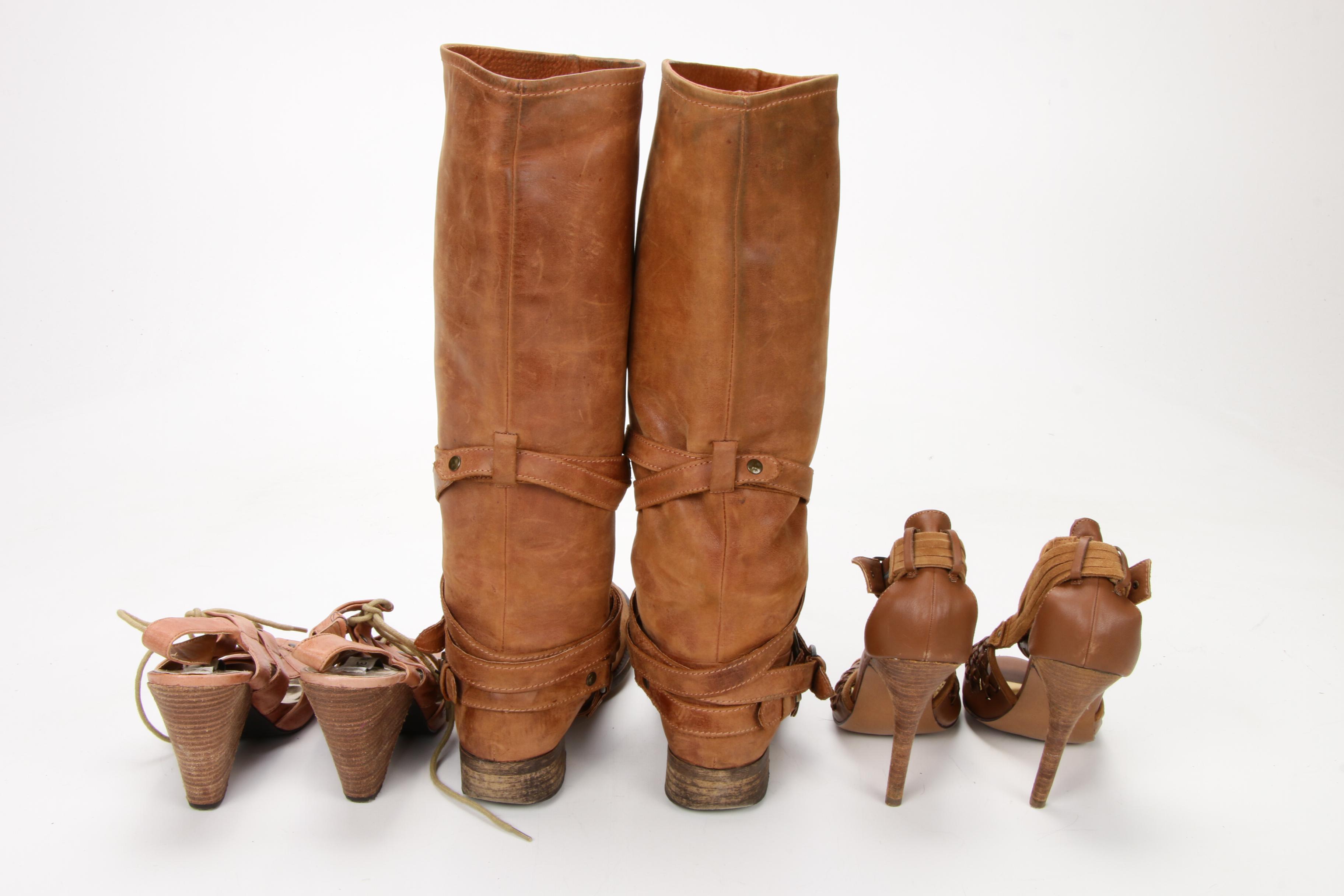 Steve Madden and Naughty Monkey Leather Sandals and Boots