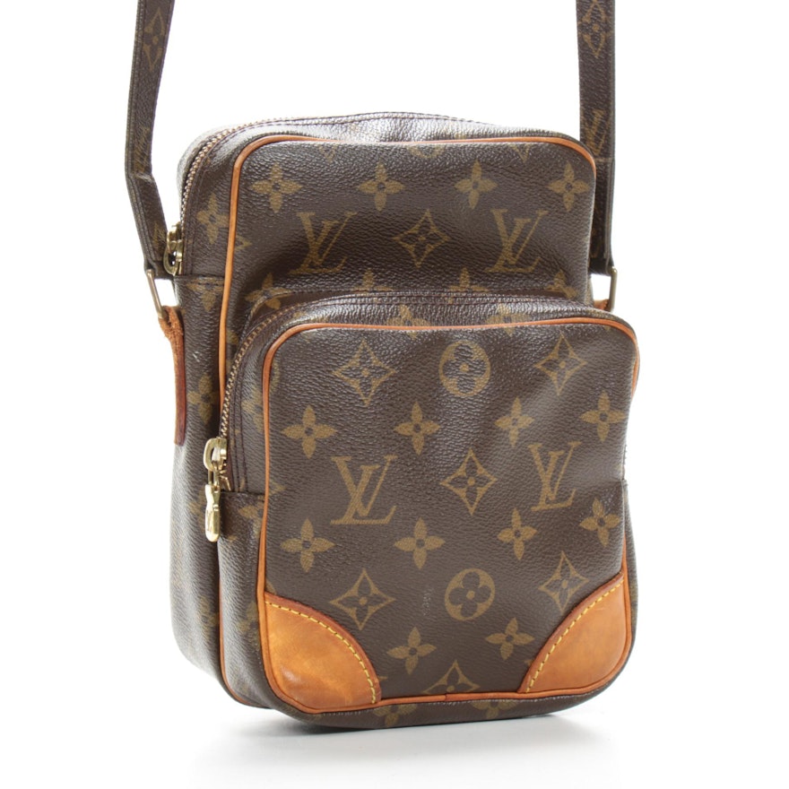 Louis Vuitton Amazone Crossbody Bag in Monogram Canvas and Leather