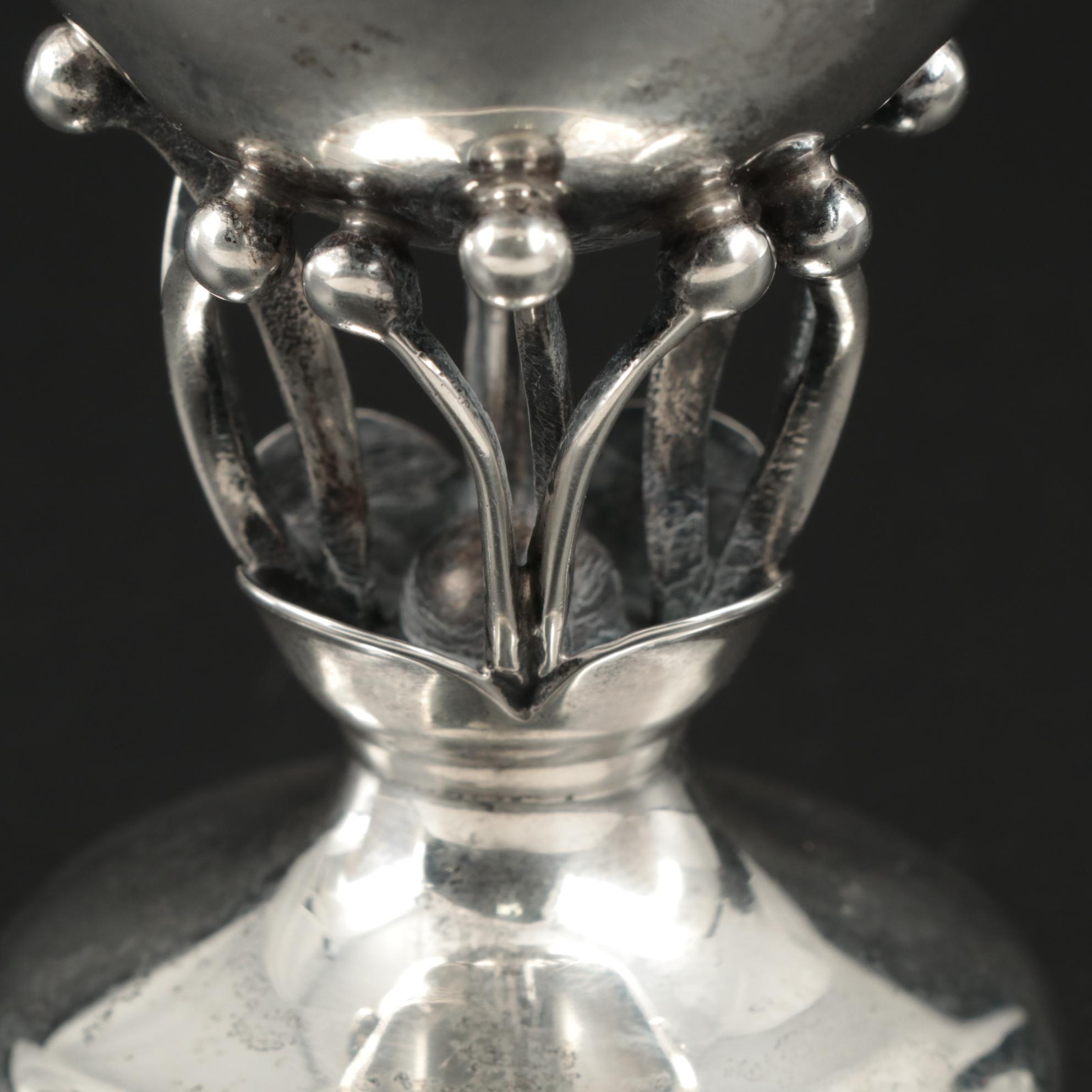 Danish Modern Style Sterling Silver Cordial