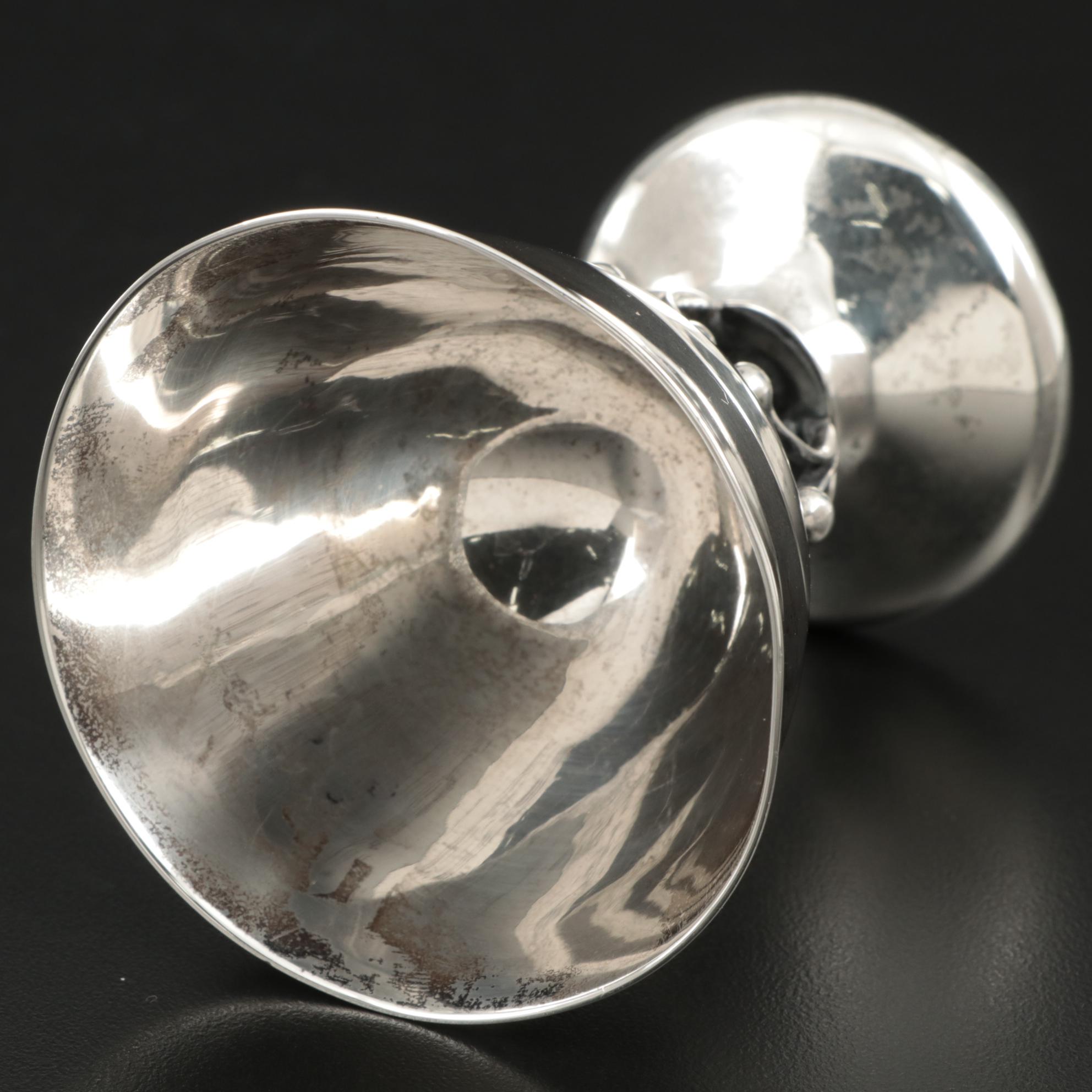 Danish Modern Style Sterling Silver Cordial