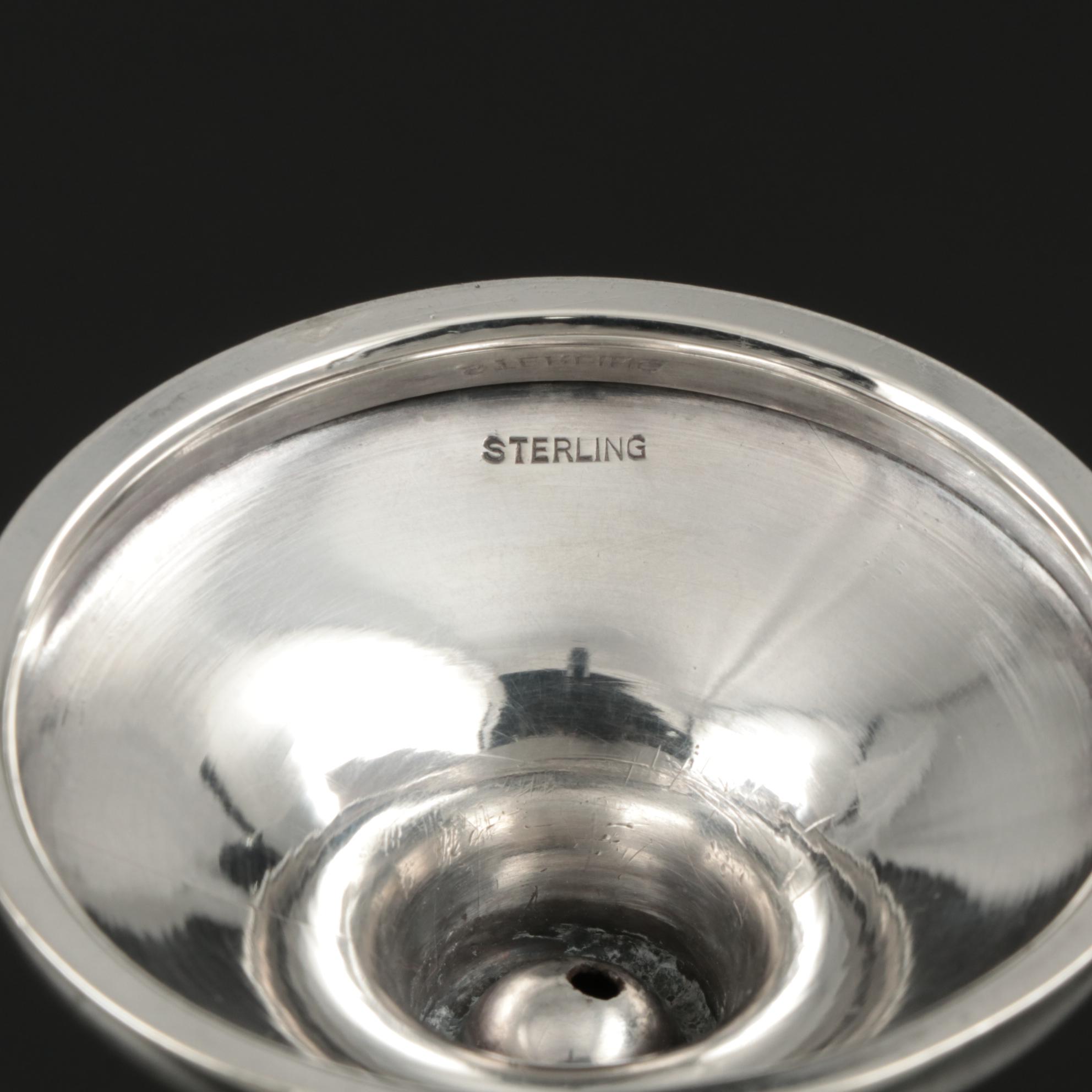 Danish Modern Style Sterling Silver Cordial