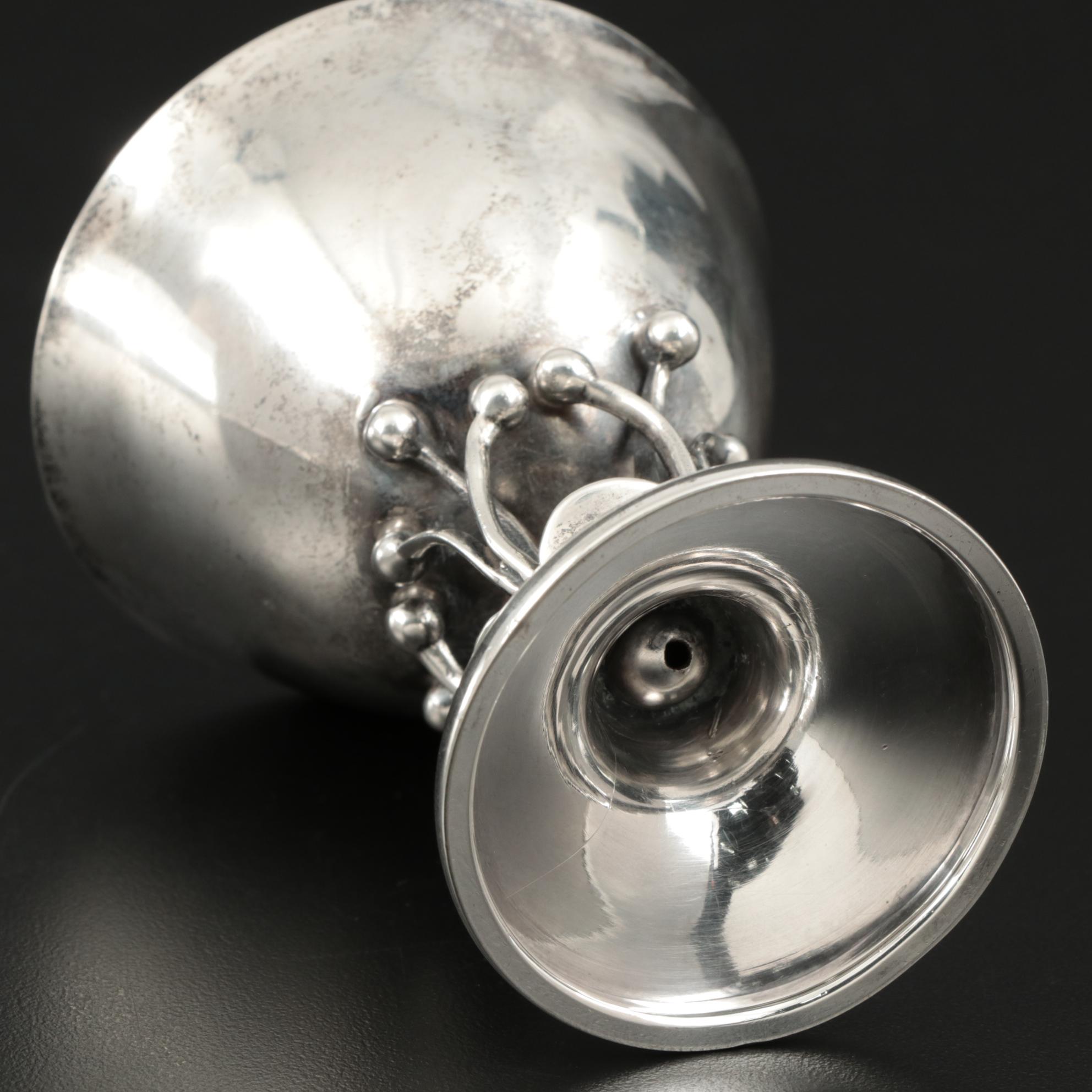 Danish Modern Style Sterling Silver Cordial