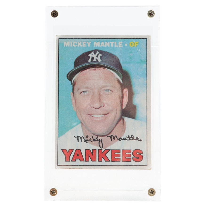 1967 Mickey Mantle Topps #150 New York Yankees Baseball Card