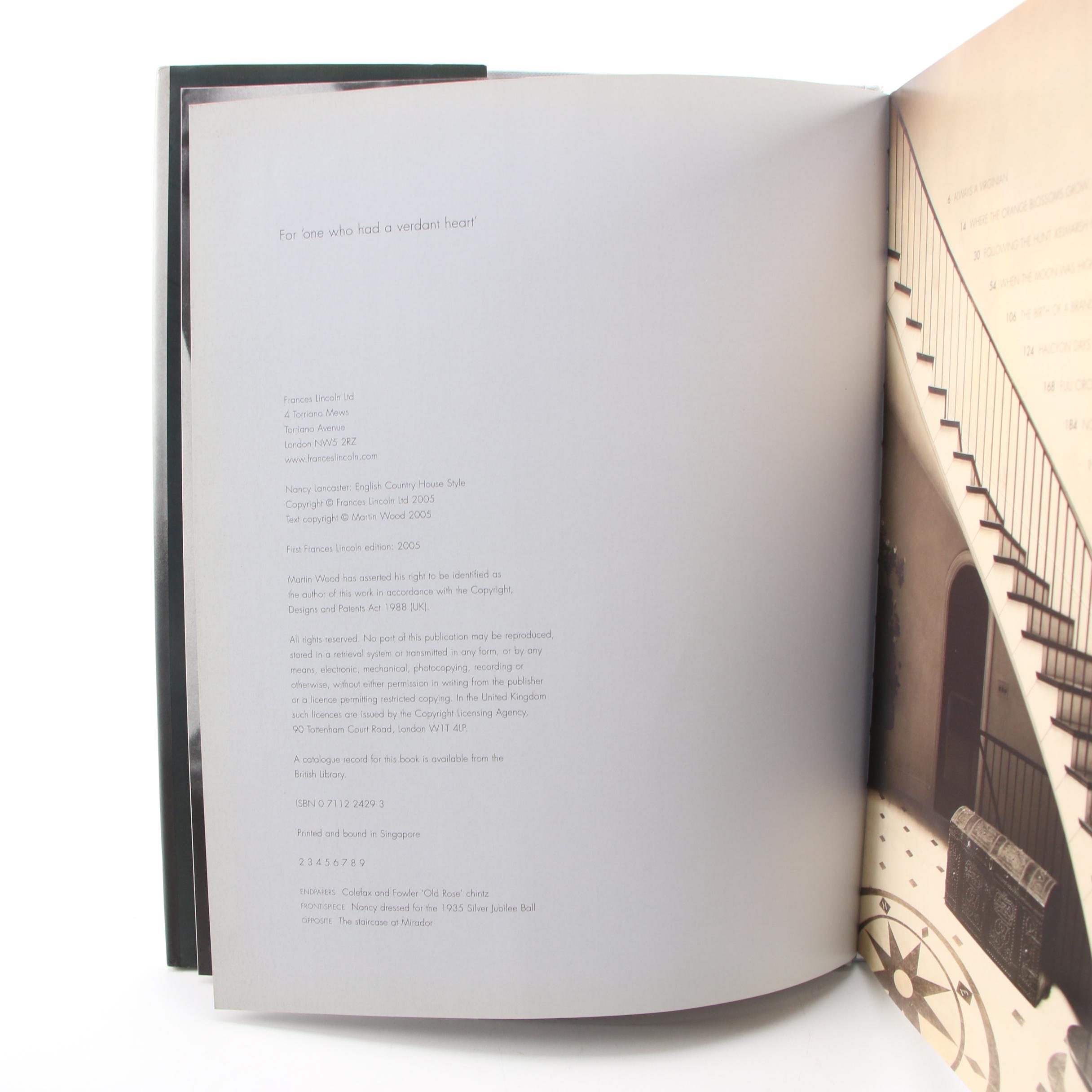 Architecture and Decor of English Country Houses Including First Editions