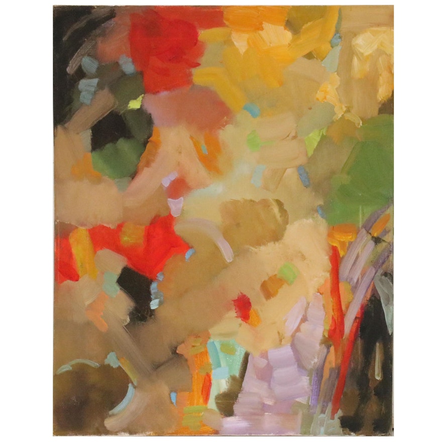 Sally Rosenbaum Abstract Oil Painting, 2020