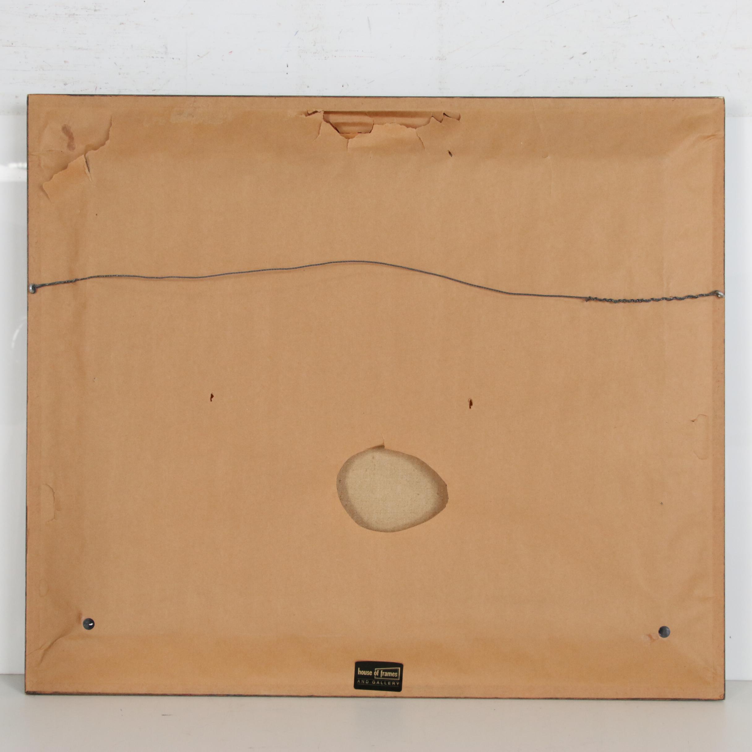 John Rettig Floral Still Life Oil Painting, 1920