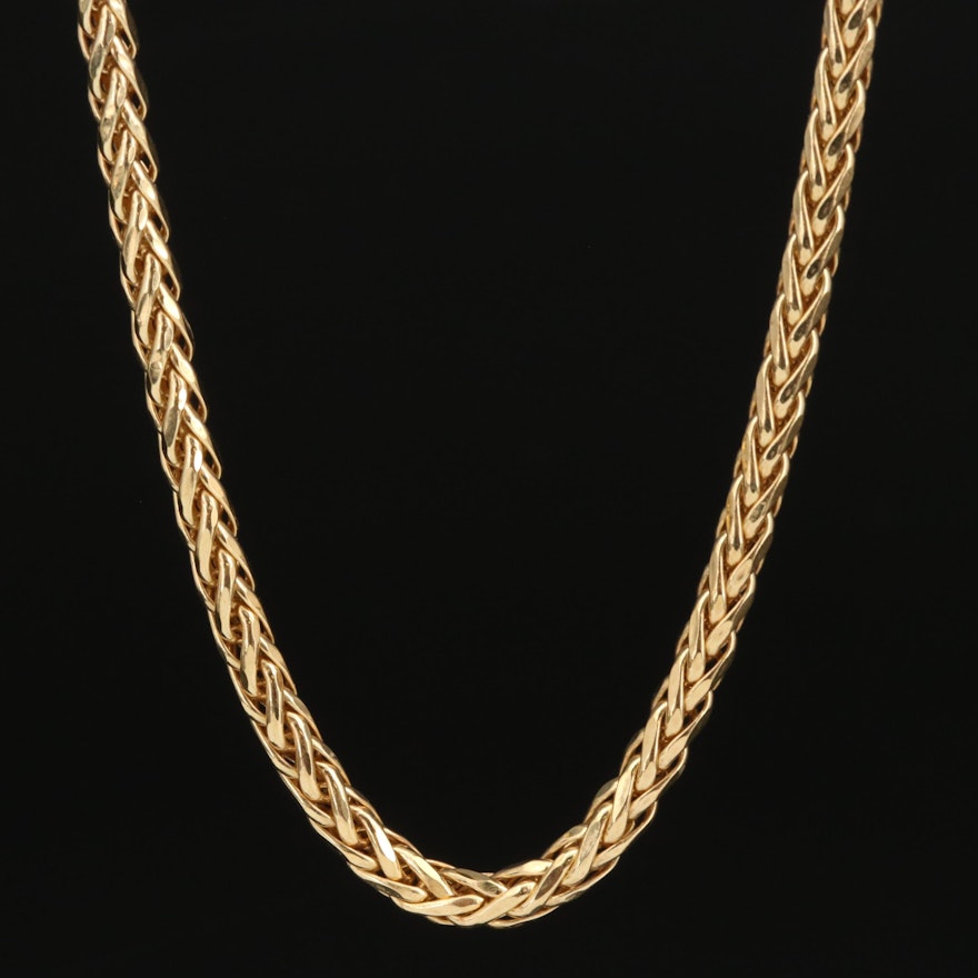 14K Espiga Link Chain