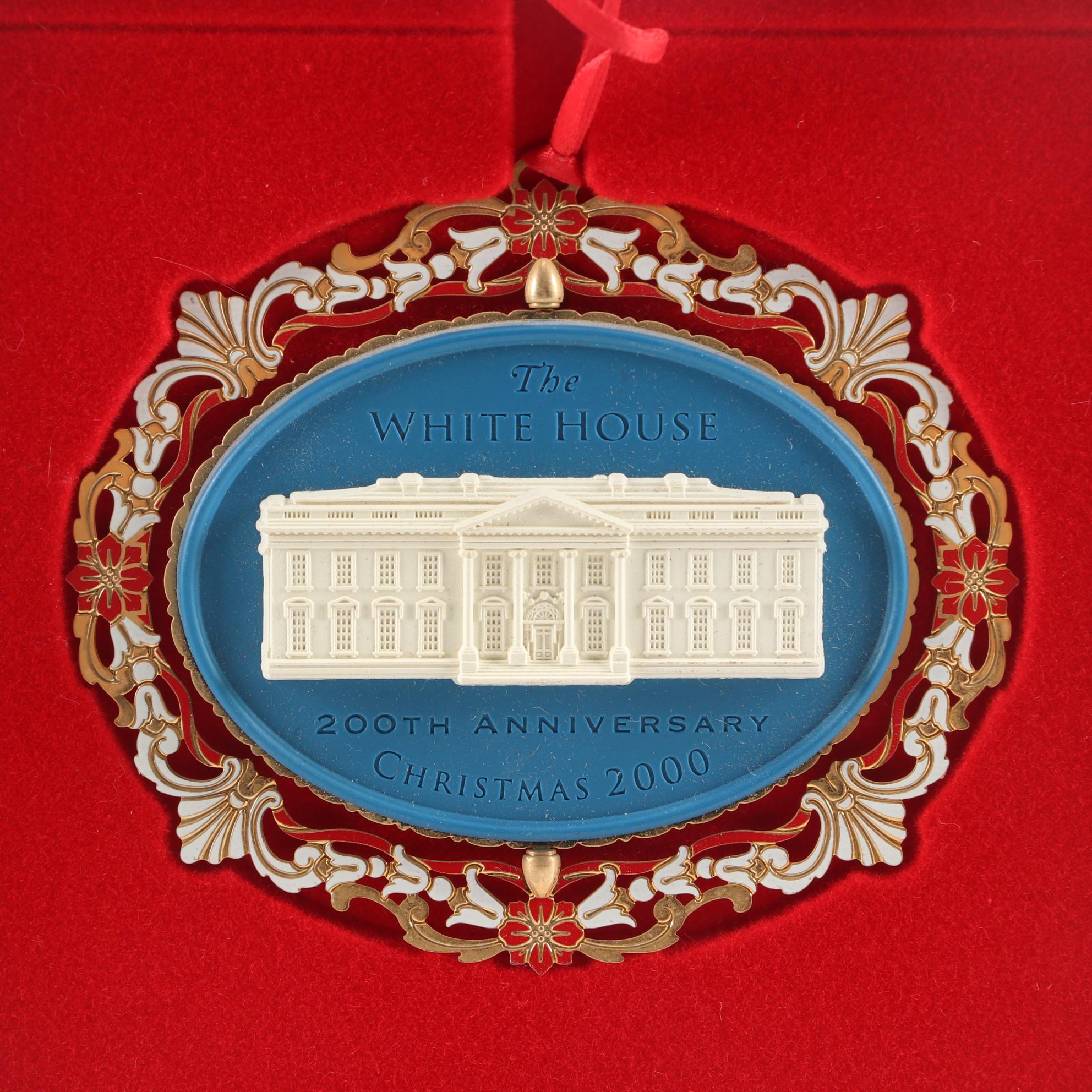 "The White House" Historical Association Christmas Ornaments in Packaging