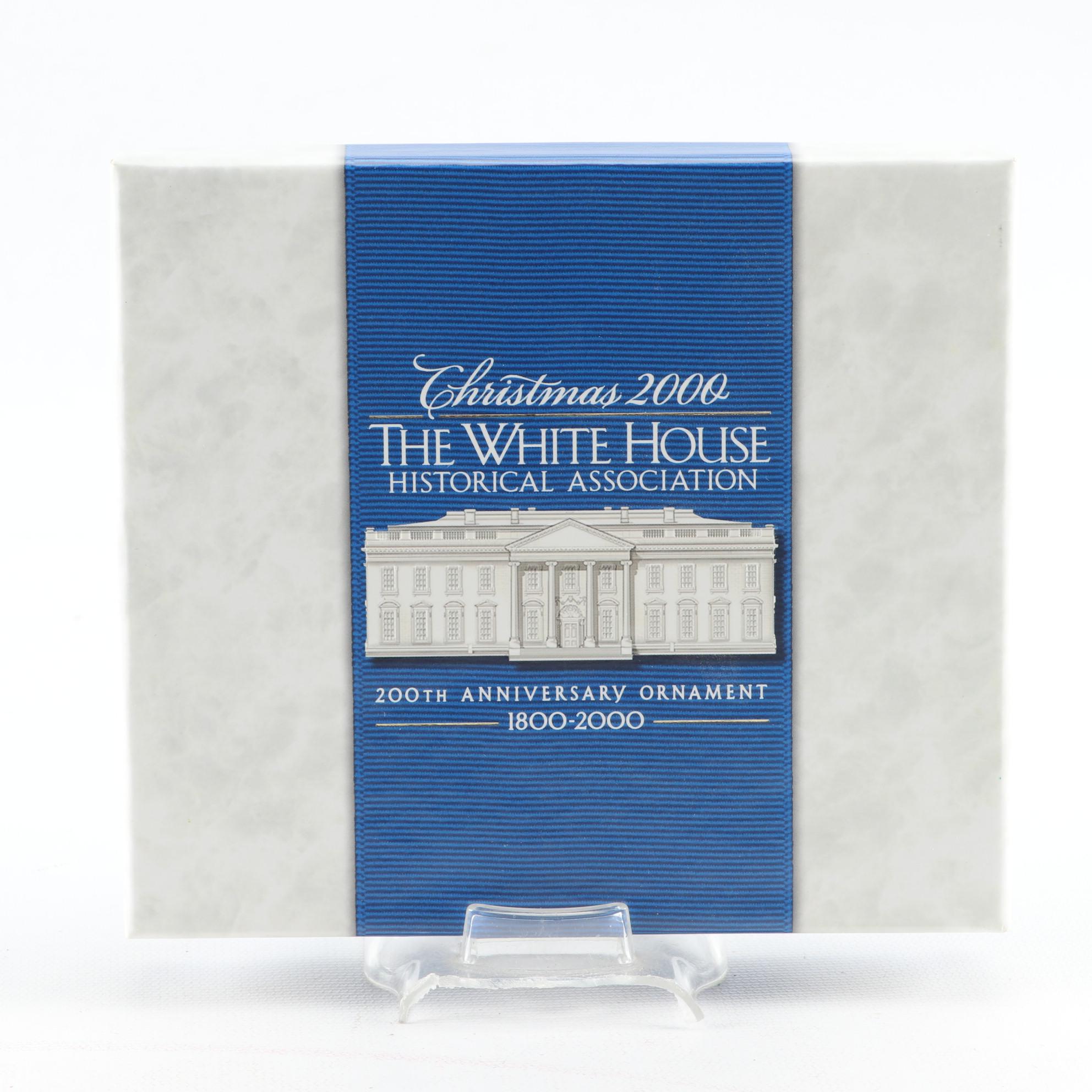 "The White House" Historical Association Christmas Ornaments in Packaging