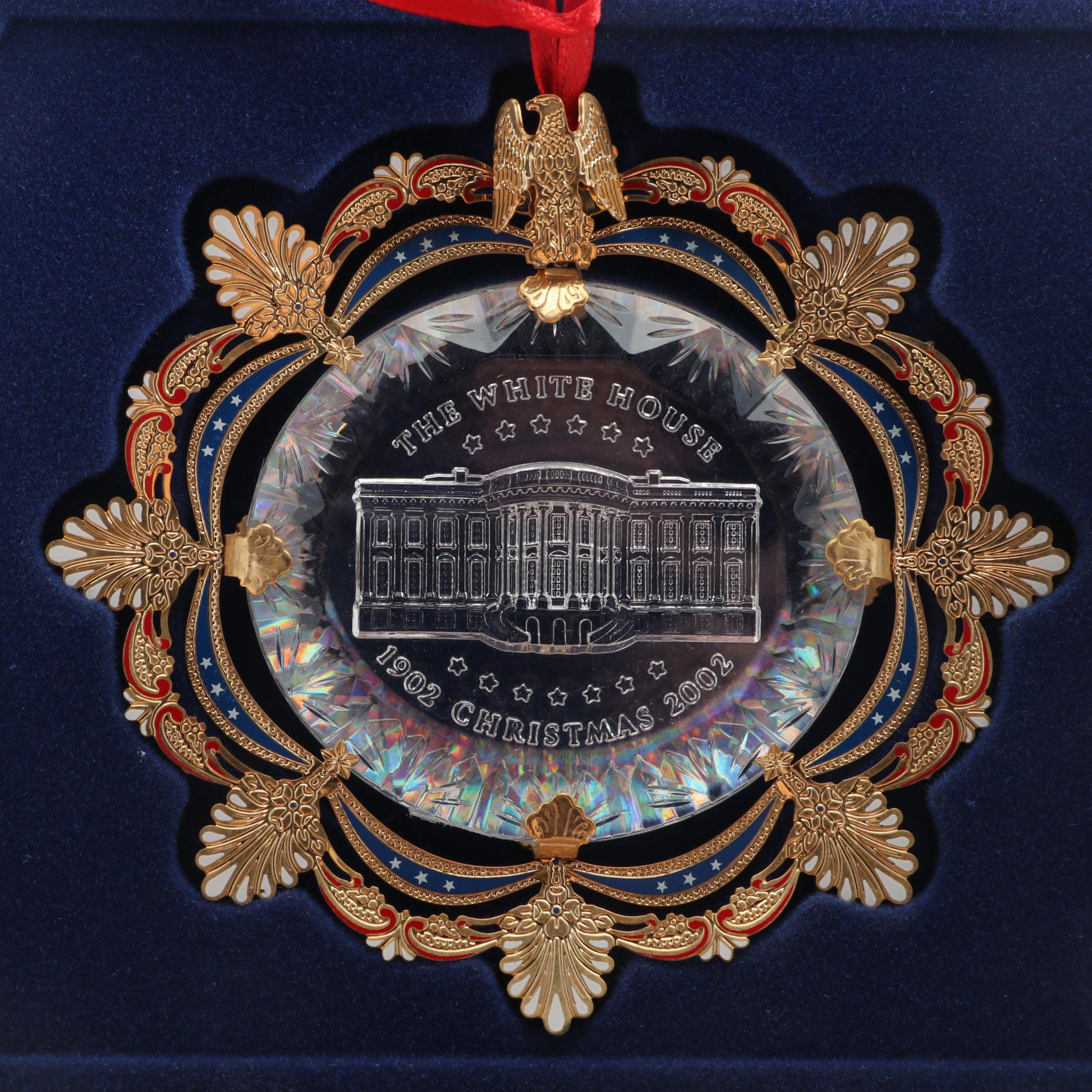 "The White House" Historical Association Christmas Ornaments in Packaging