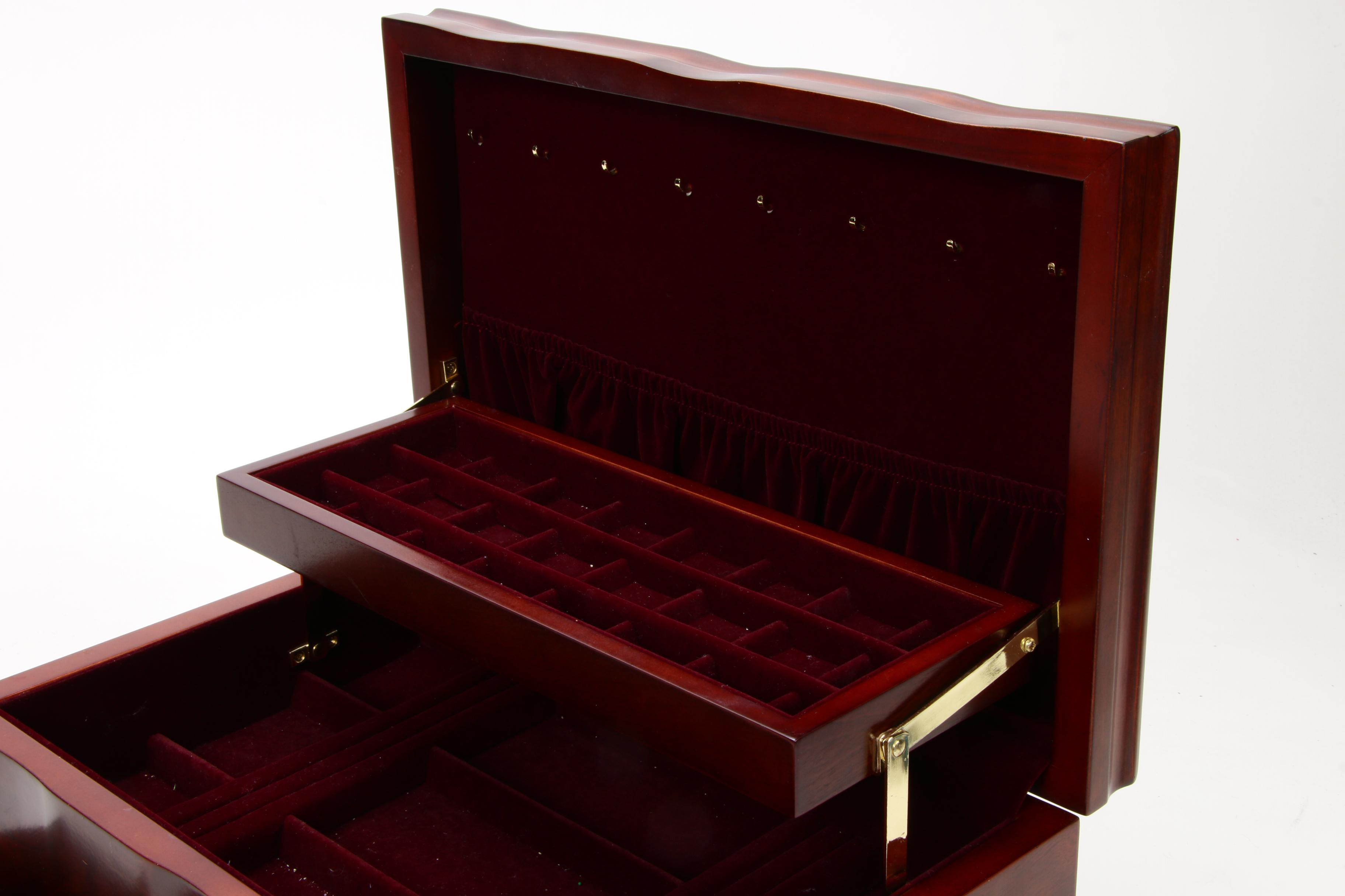 Pair of Reed & Barton "Victoria" Jewelry Chests