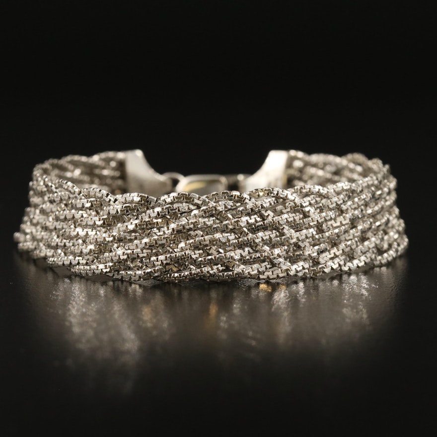 Sterling Silver Braided Bracelet