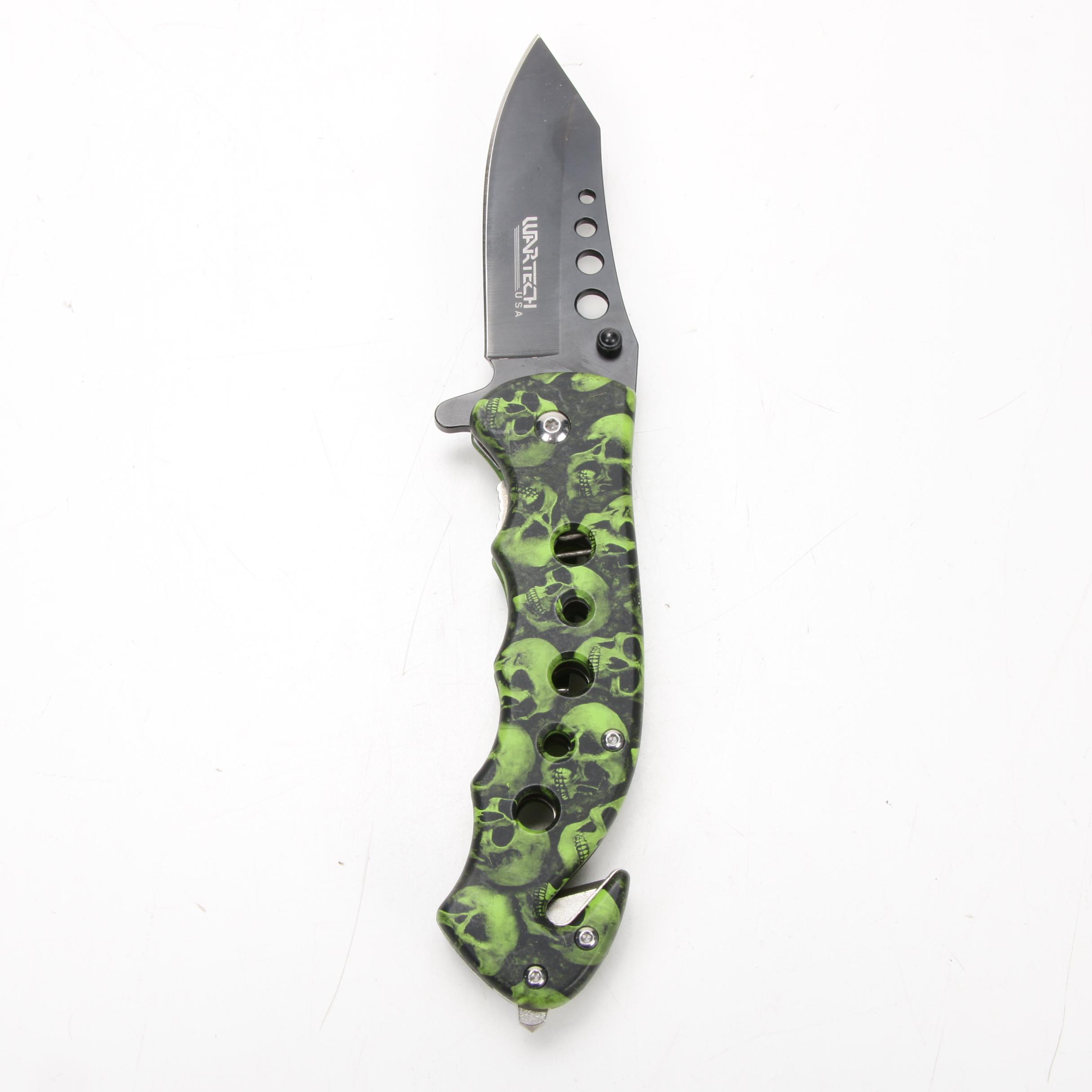 Pakistani Fixed Blade Knife with Other Pocket Knives