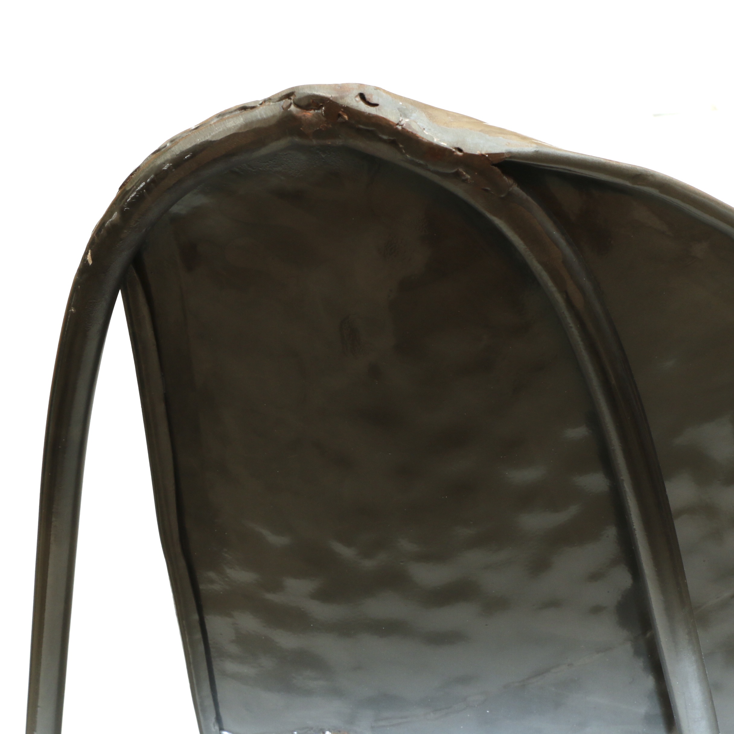 Hammered Sheet Metal Butterfly Chair, Contemporary