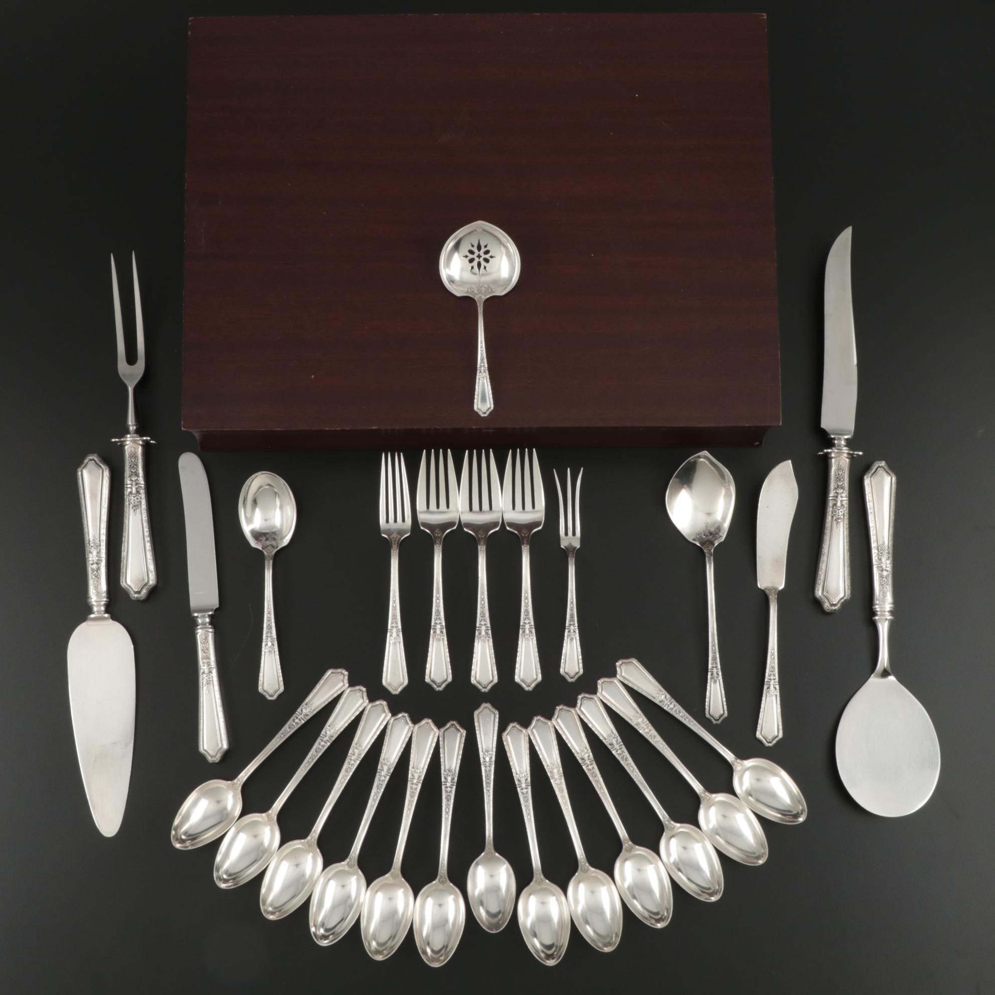 Towle "D'Orleans" Sterling Silver Flatware and Serving Utensils