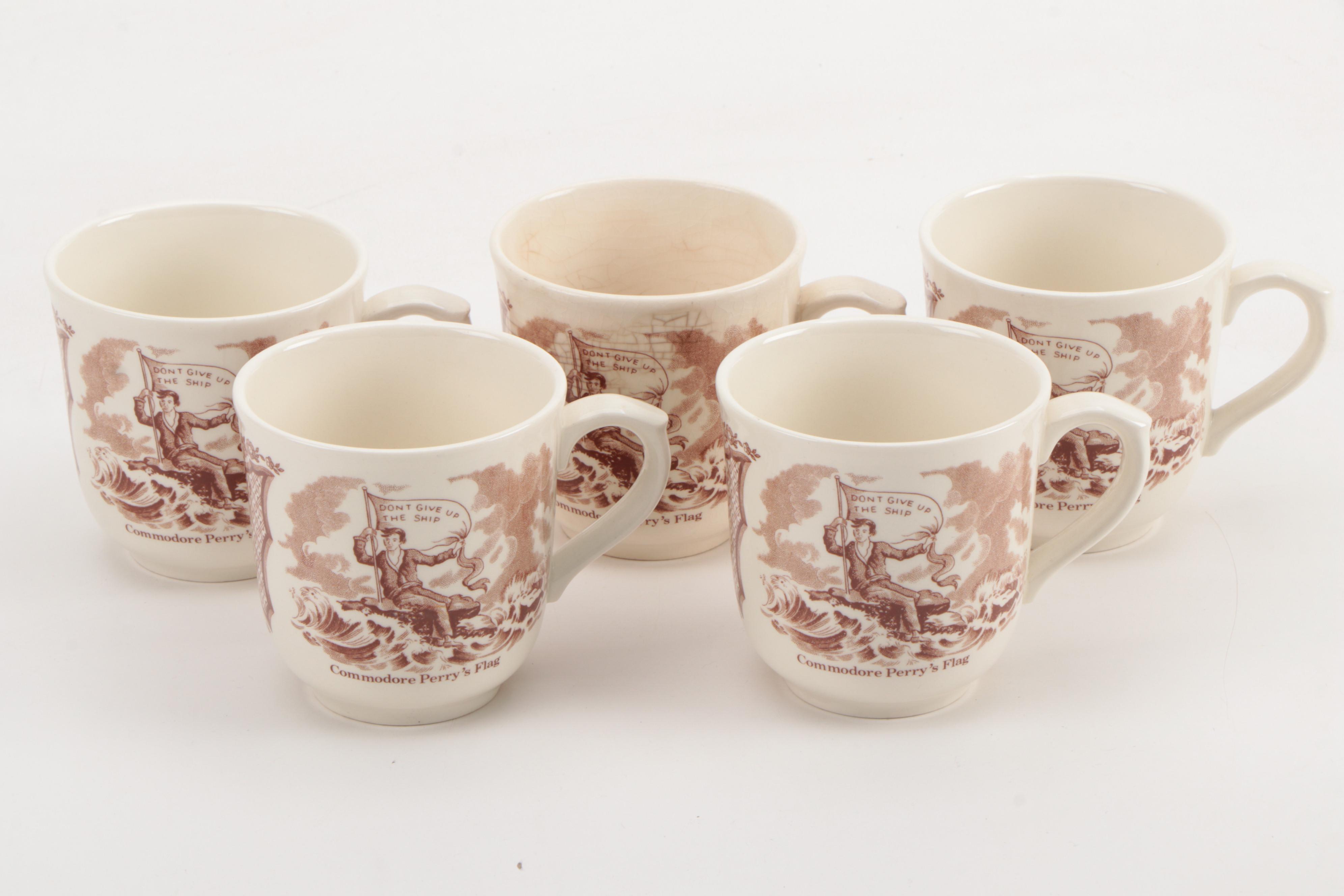 Alfred Meakin "Fair Winds" Earthenware Dinnerware, Mid-20th Century