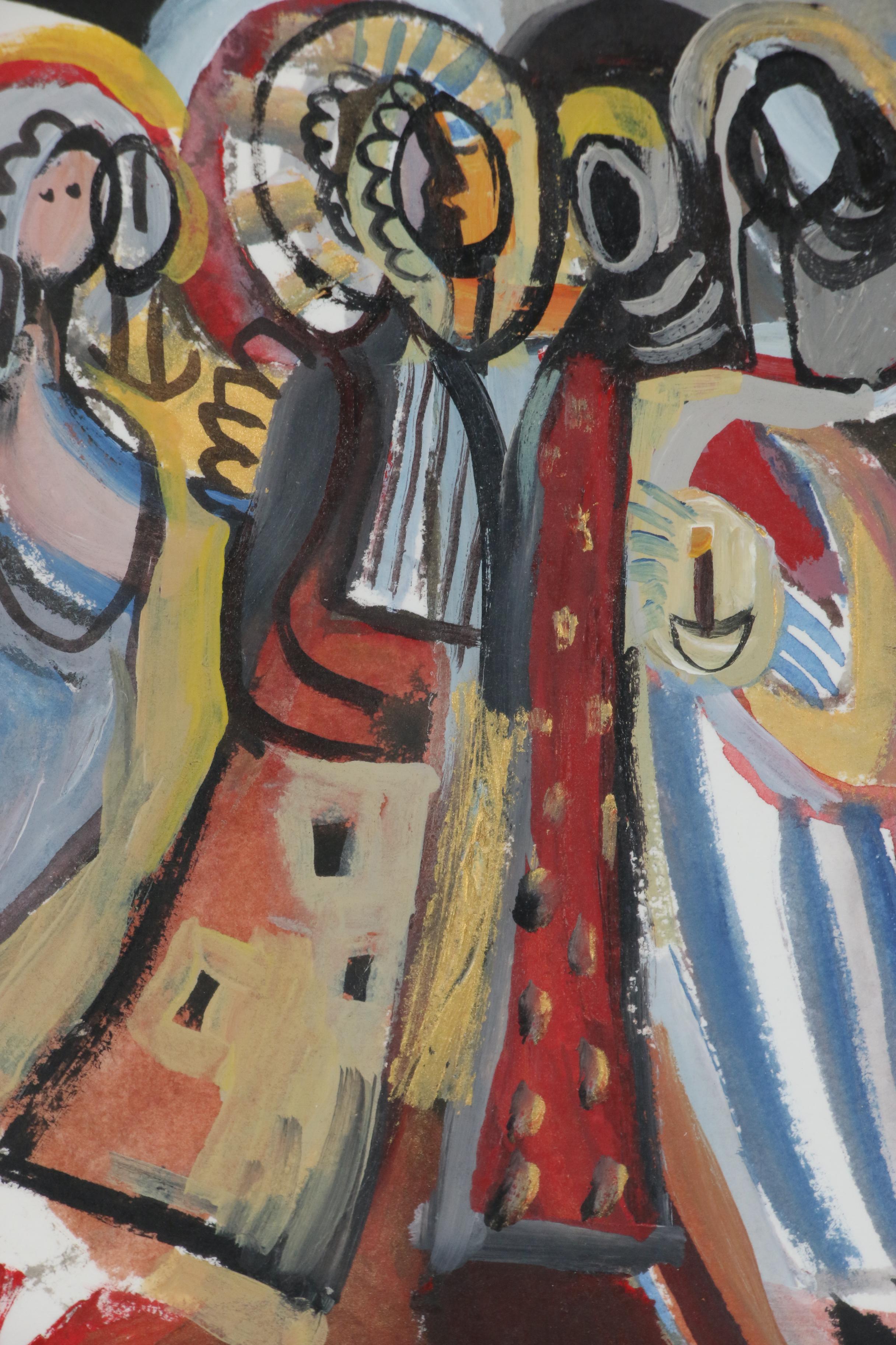 Amy Giust Acrylic Painting "Heavenly Hosts"