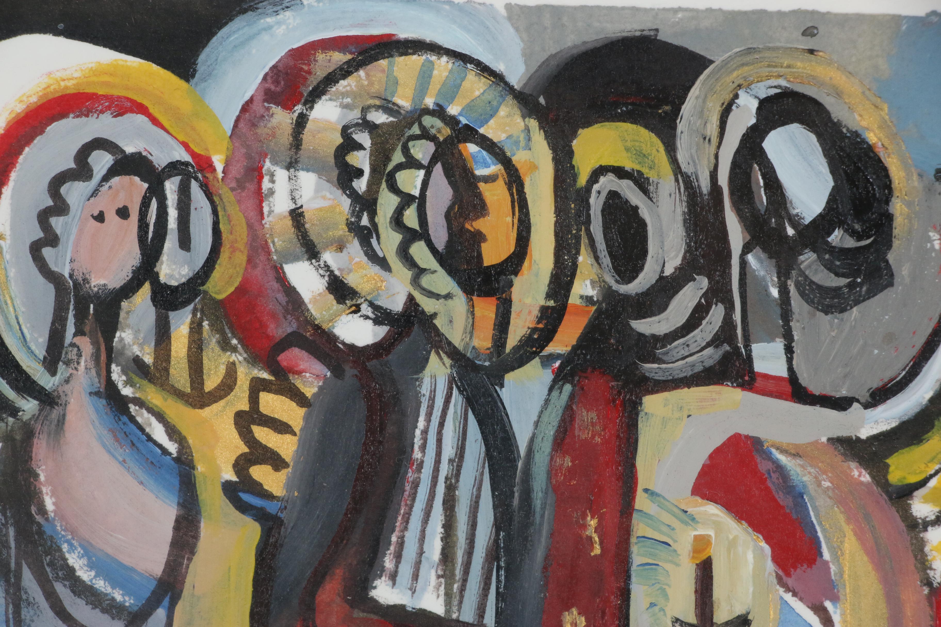 Amy Giust Acrylic Painting "Heavenly Hosts"