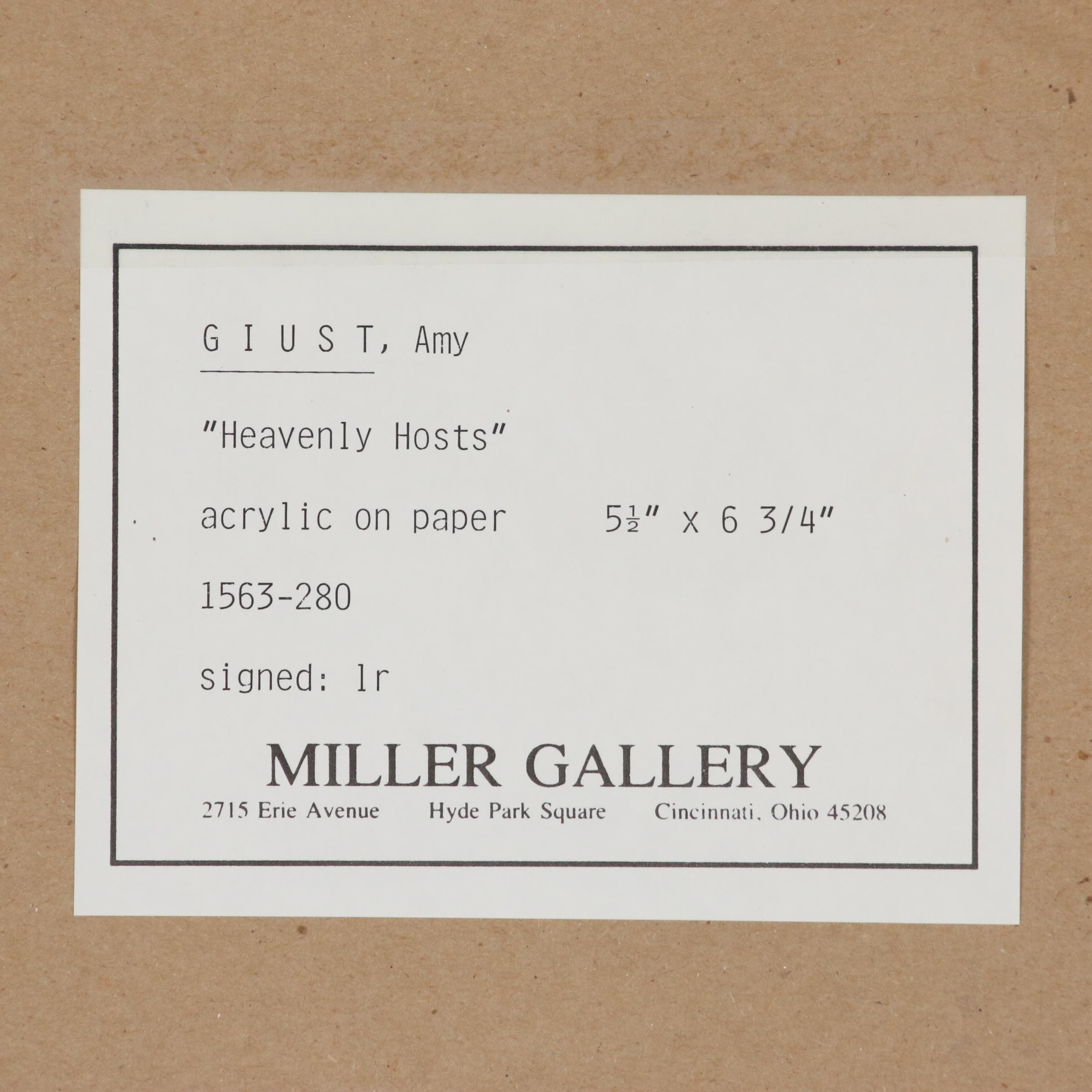 Amy Giust Acrylic Painting "Heavenly Hosts"