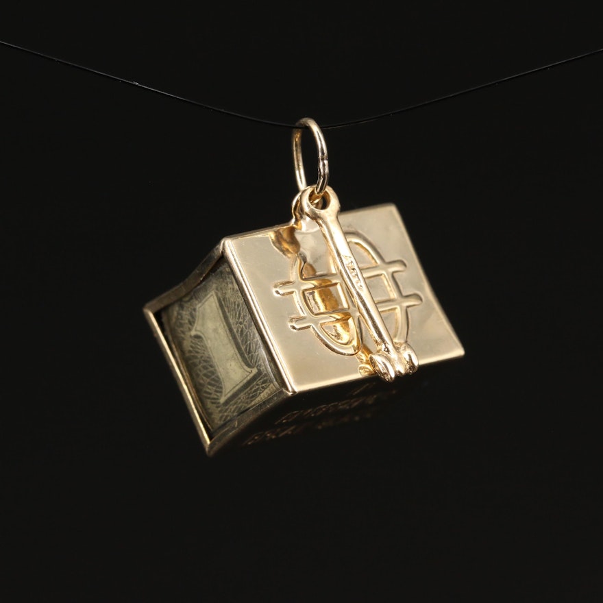 Vintage 14K Mad Money Charm