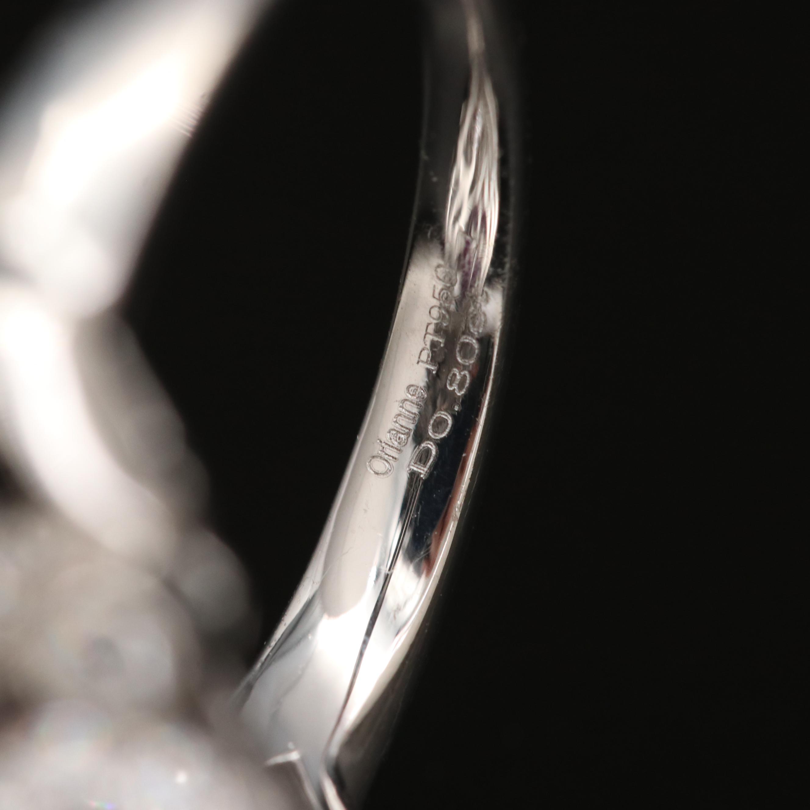 Platinum 3.55 CT Ruby and Diamond Ring