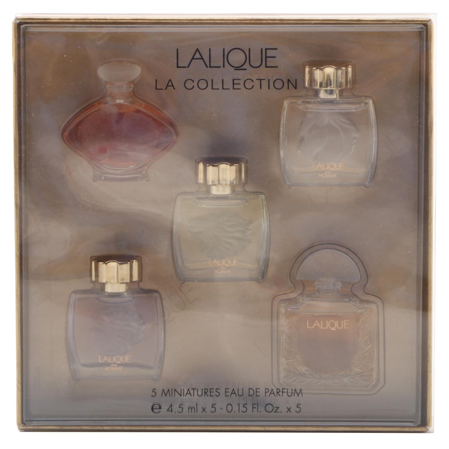 Lalique "L.A. Collection "Miniature French Eau de Parfum Set