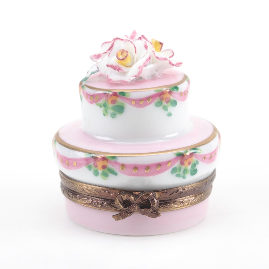Rochard Hand-Painted Porcelain Limoges Box