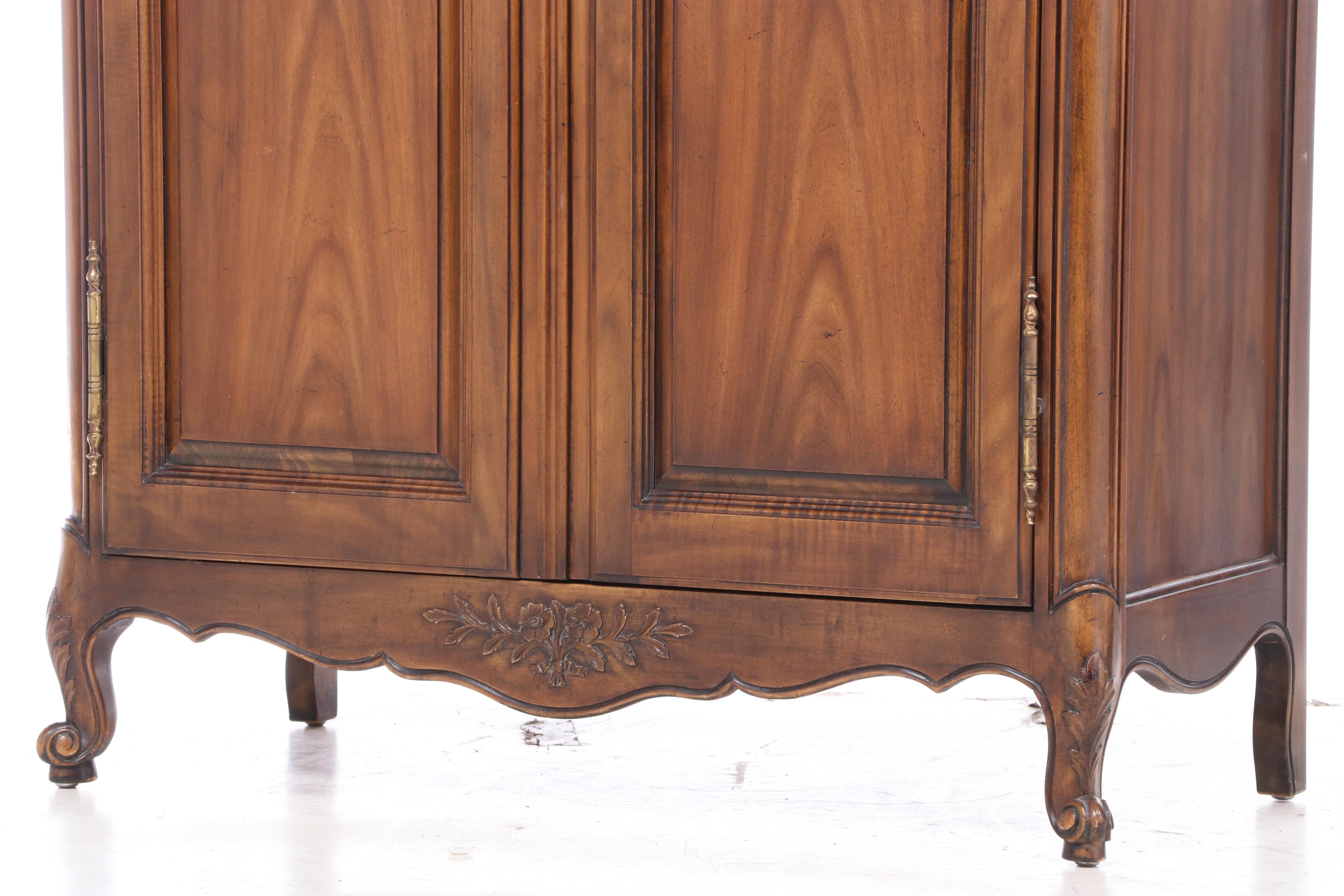 Kindel Furniture "Milano" French Provincial Style Cherrywood Armoire