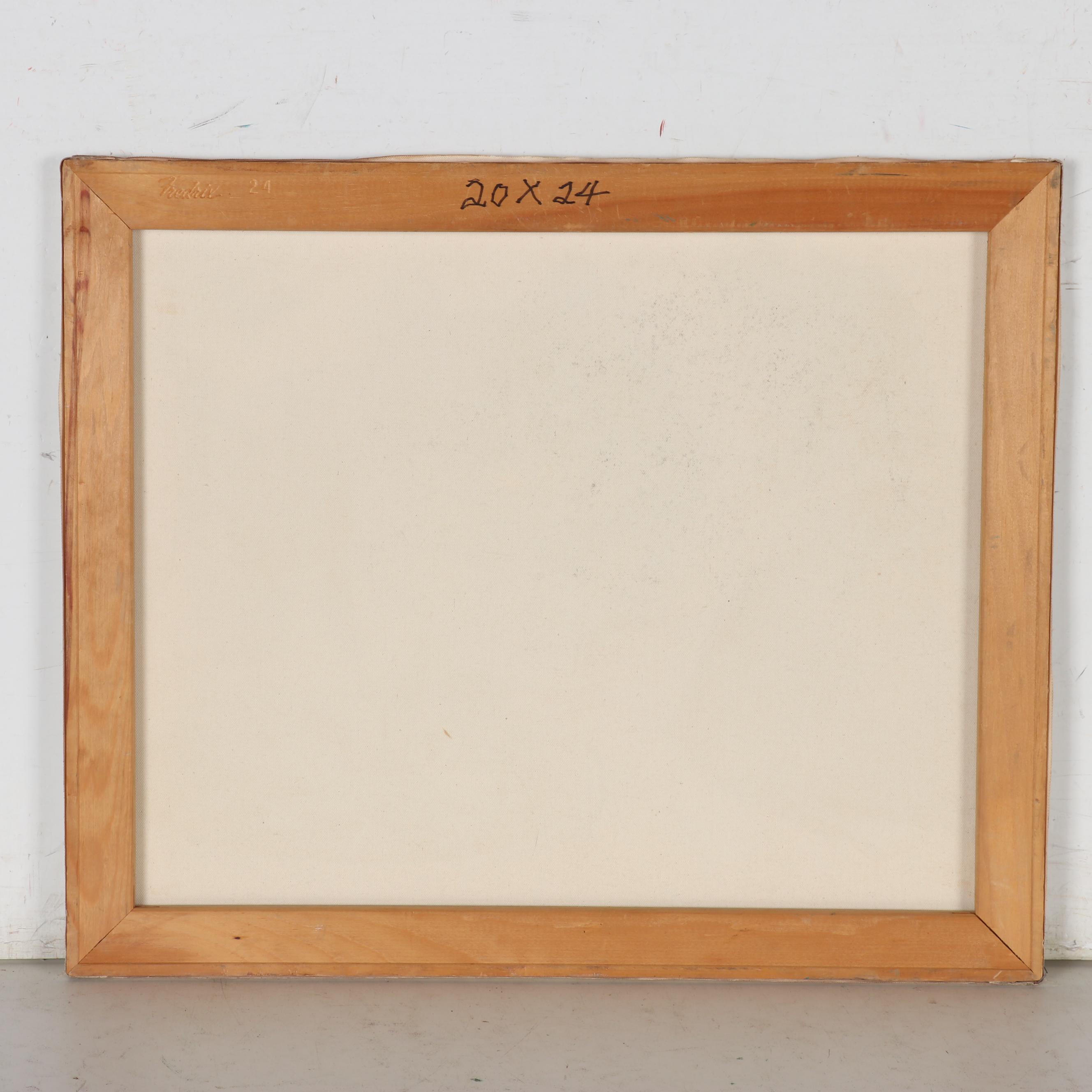 Jacques Zuccaire Oil Study of Cats, Late 20th Century