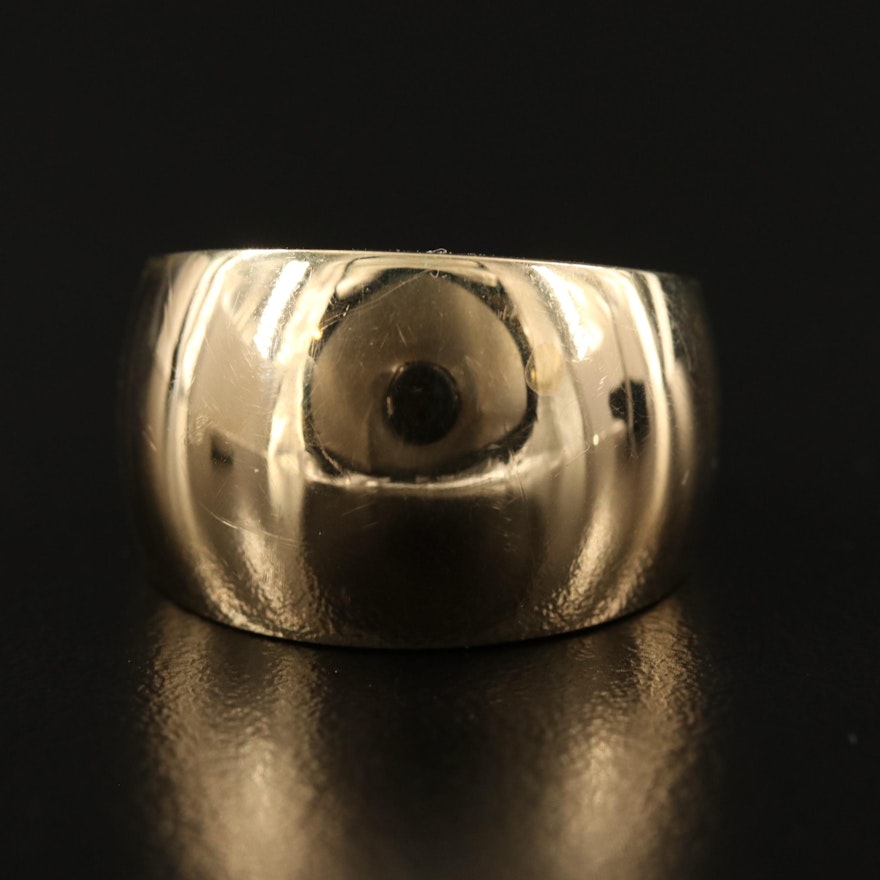 14K Gold Tapered Ring