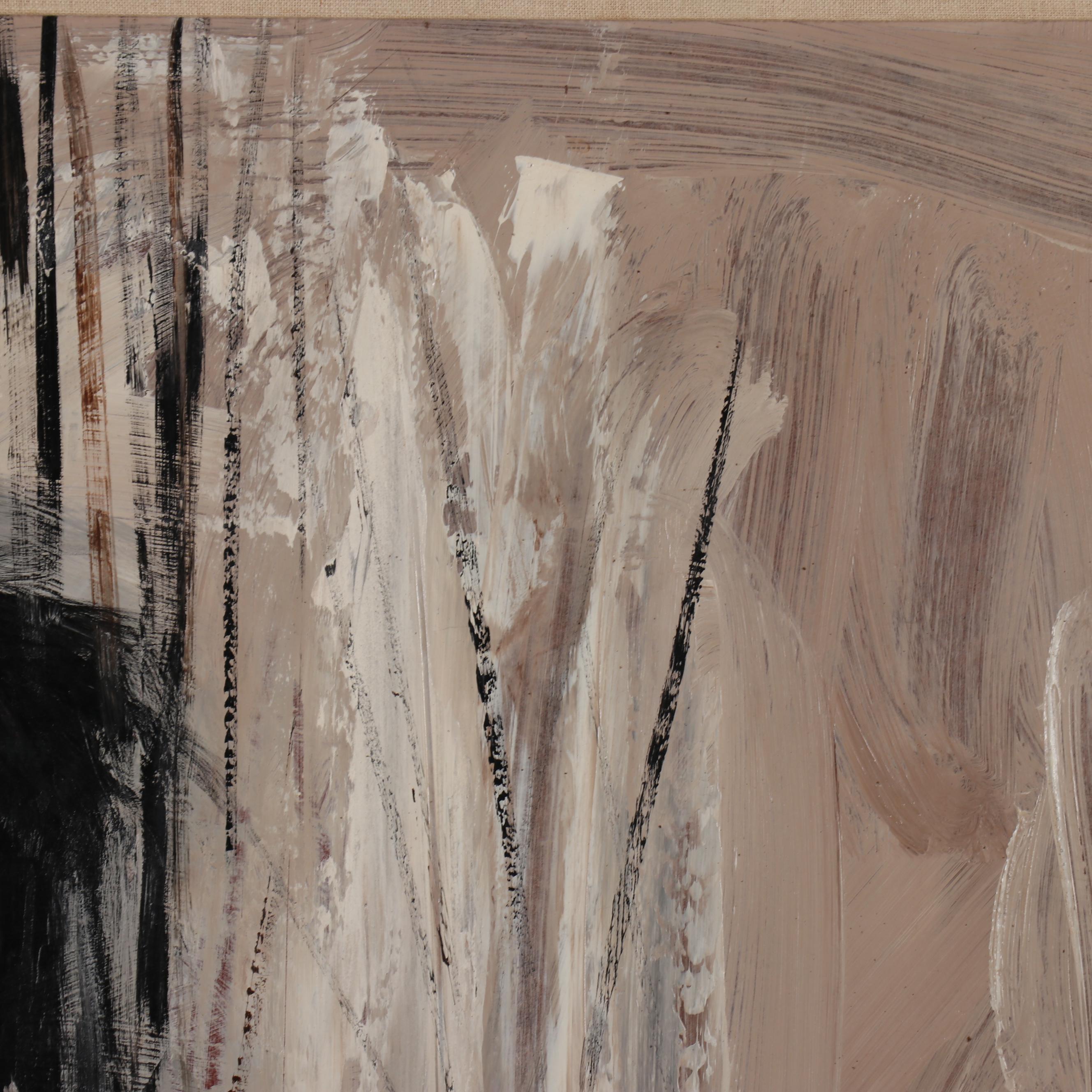 VanGuard Studios Figure Oil Painting of Young Couple, Mid 20th Century