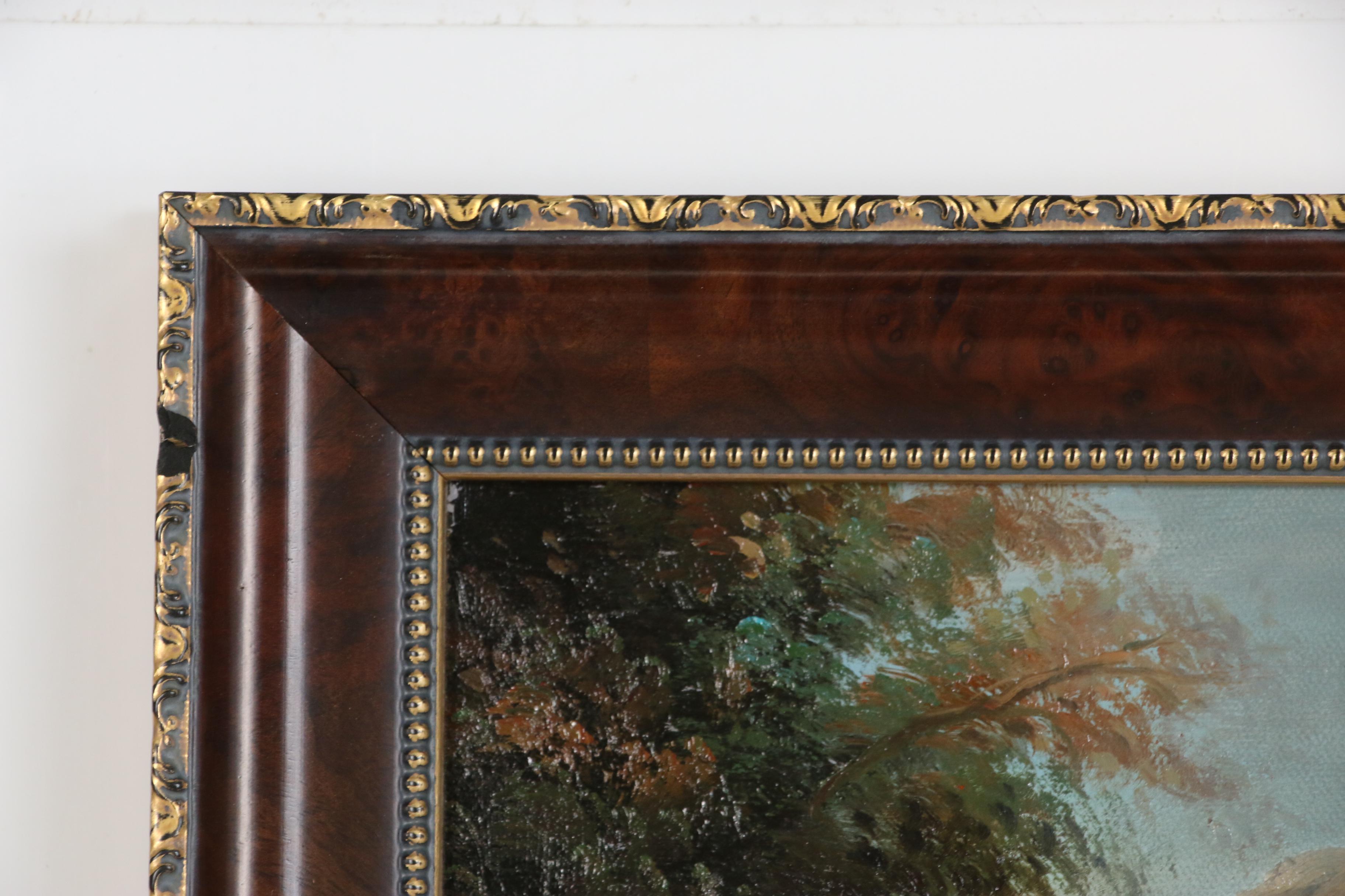 John Gray Canine Portrait Oil Painting of Greyhound Dog, 20th Century