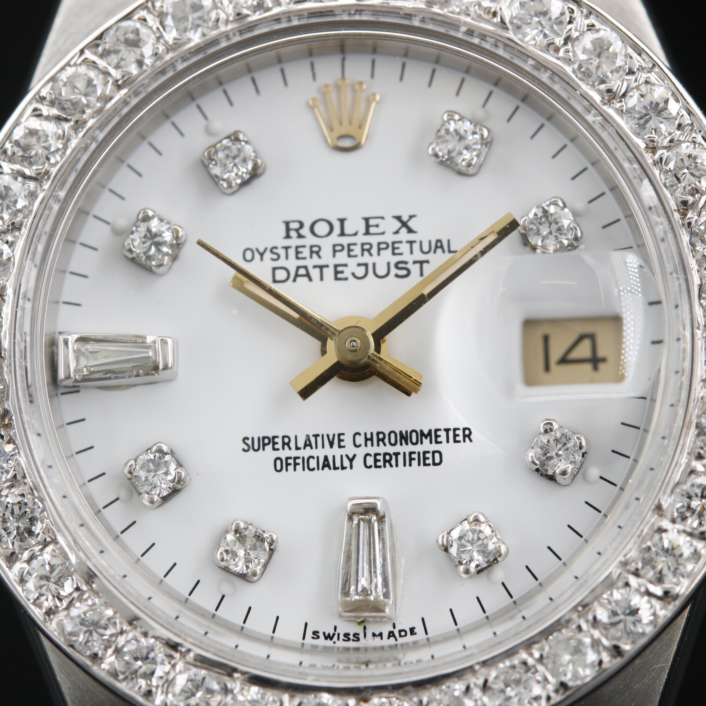 1997 Rolex 14K and 18K 1.00 CTW Diamond Datejust Automatic Watch