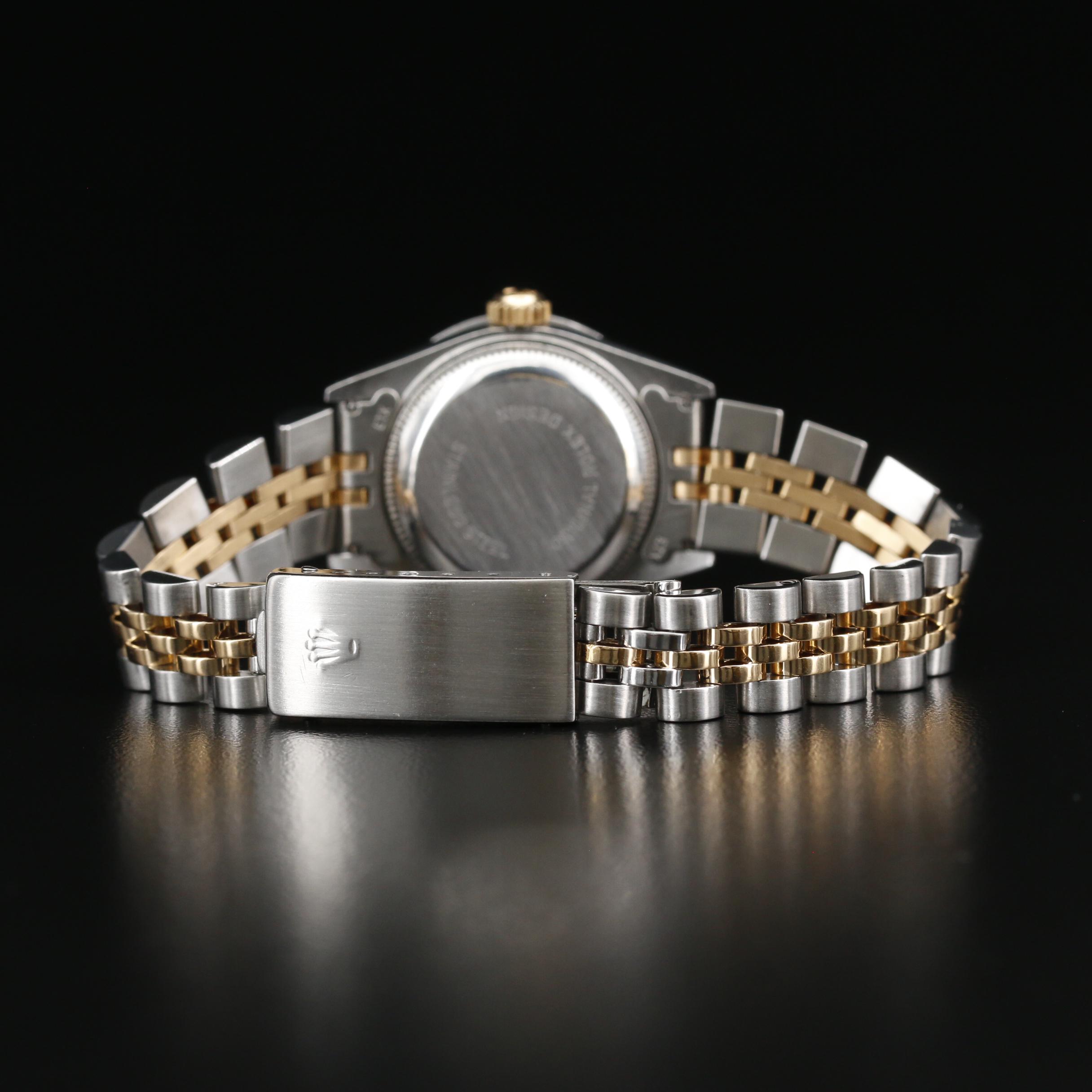 1997 Rolex 14K and 18K 1.00 CTW Diamond Datejust Automatic Watch