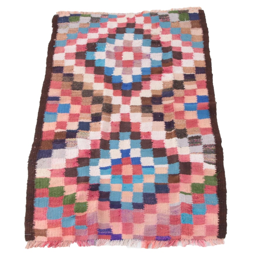 4'2 x 7'2 Handwoven Persian Kilim Wool Rug