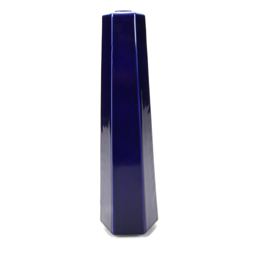 Frank Lloyd Wright Collection Cobalt Vase