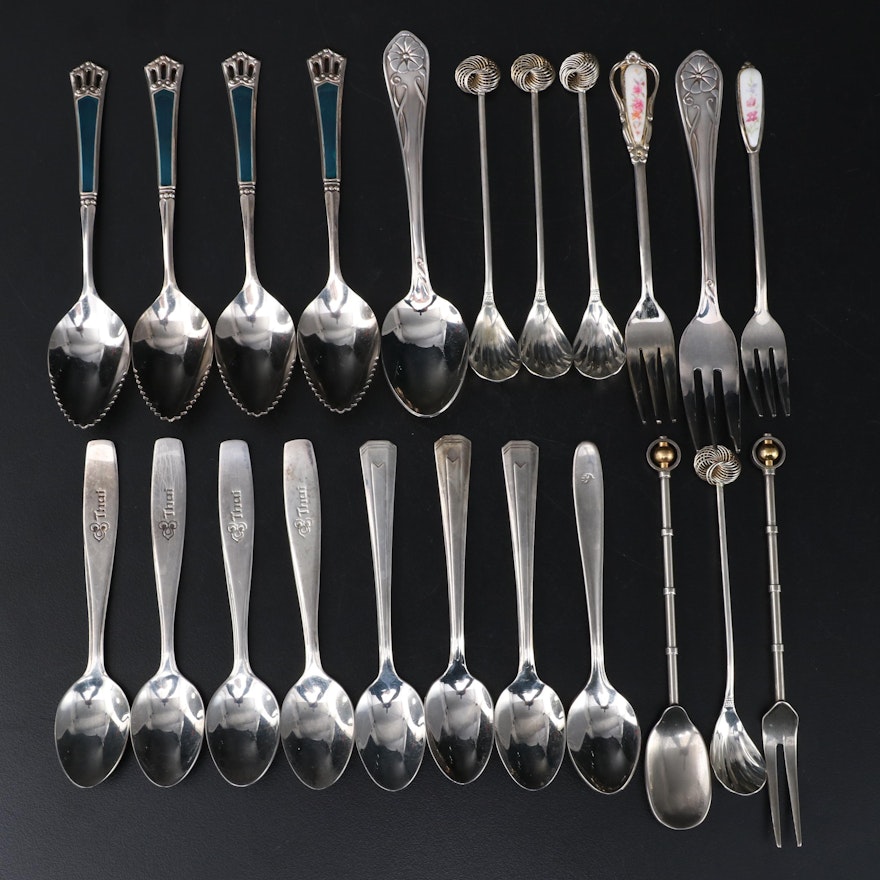 Airline Spoons and Other Stainless and Silver Plate Flatware