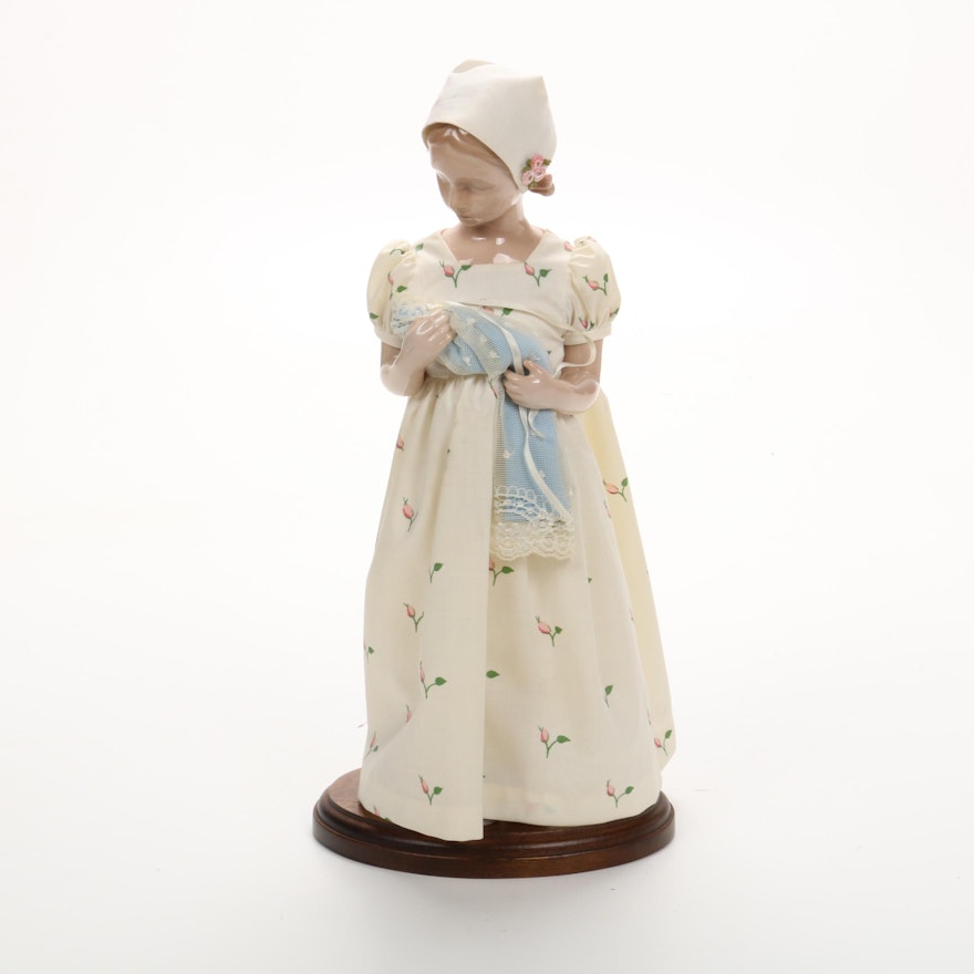 Bing & Grøndahl "Mary with Doll" Figurine with Stand