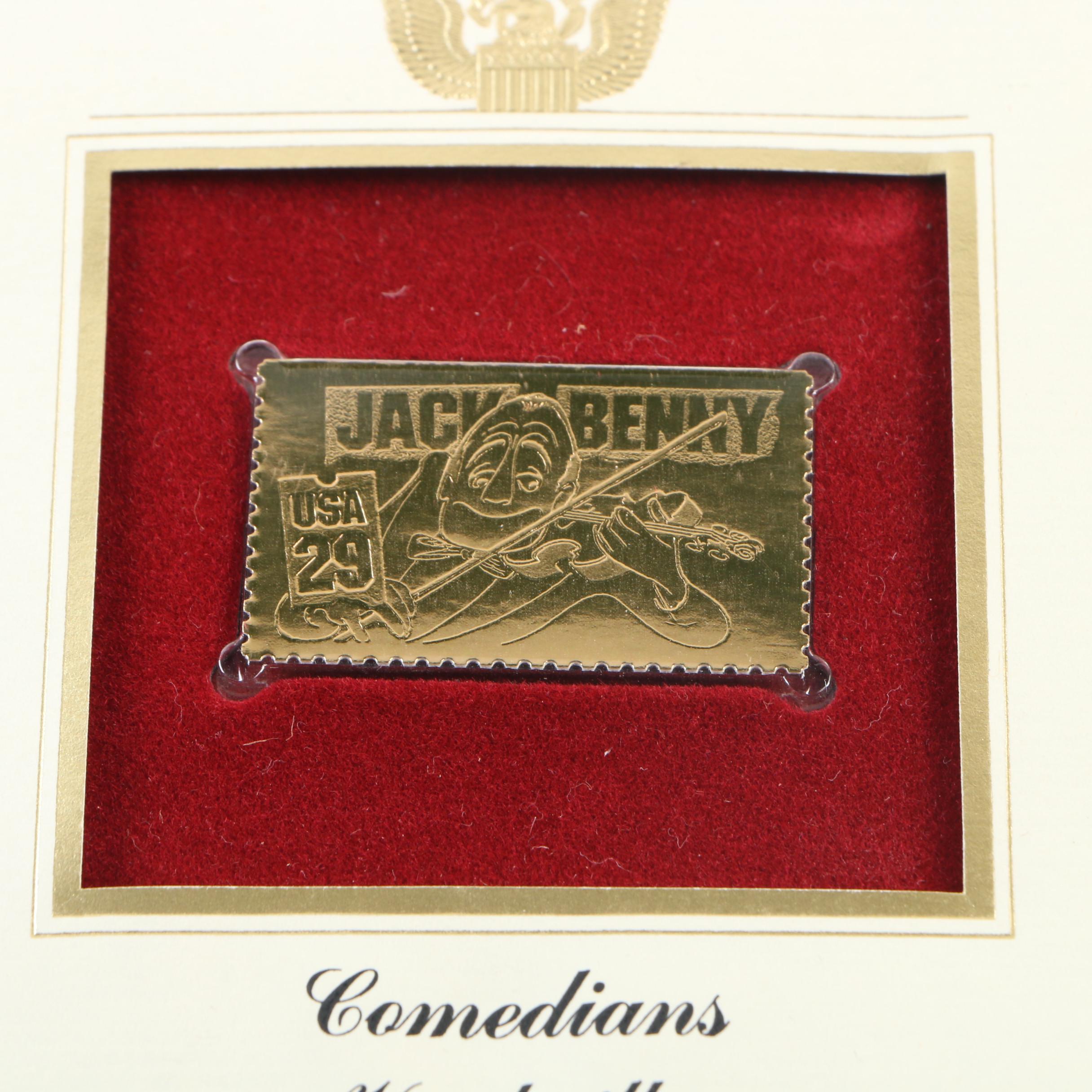 Gold Foil Commemorative Stamps and First Day Postal Covers, 1990 and 1991