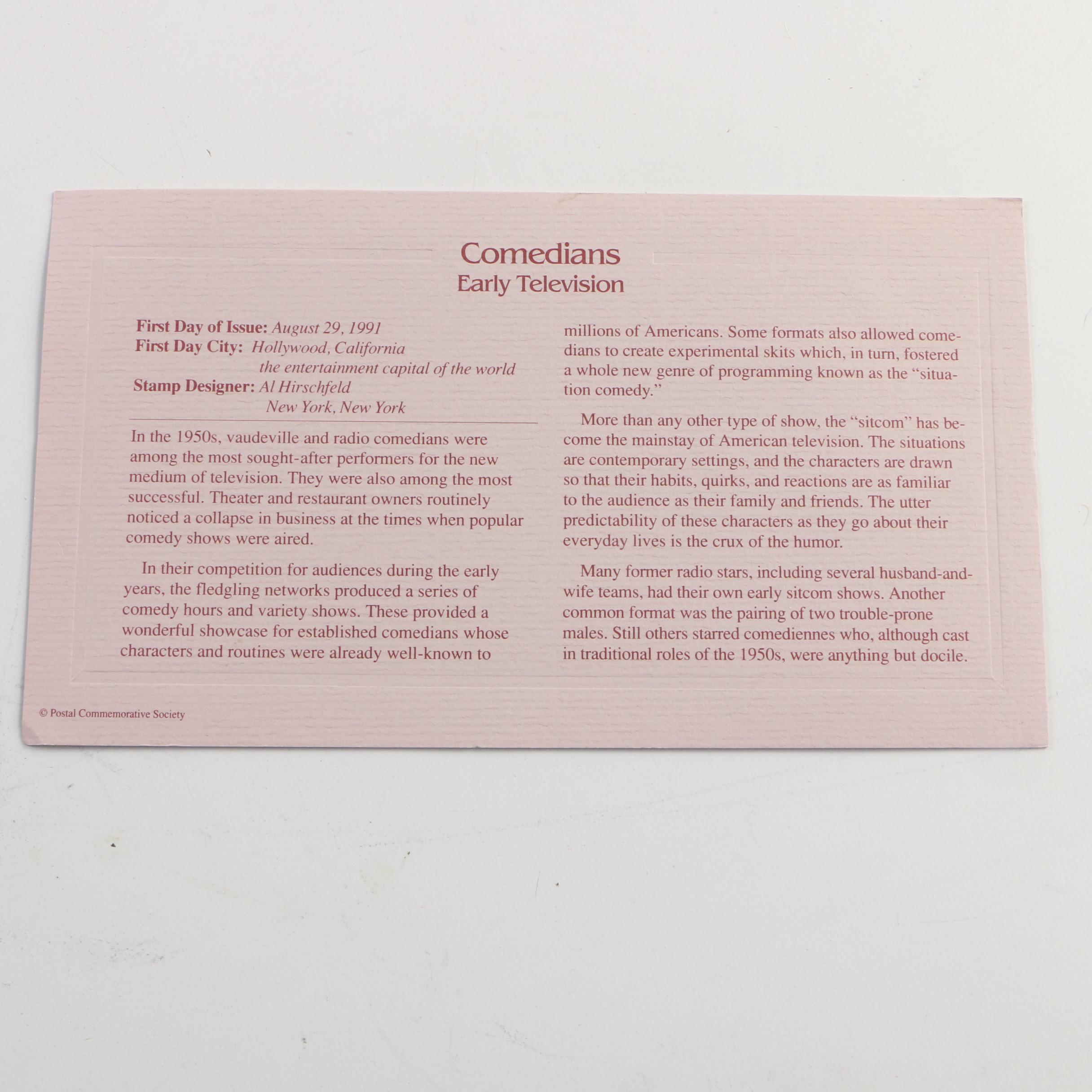 Gold Foil Commemorative Stamps and First Day Postal Covers, 1990 and 1991