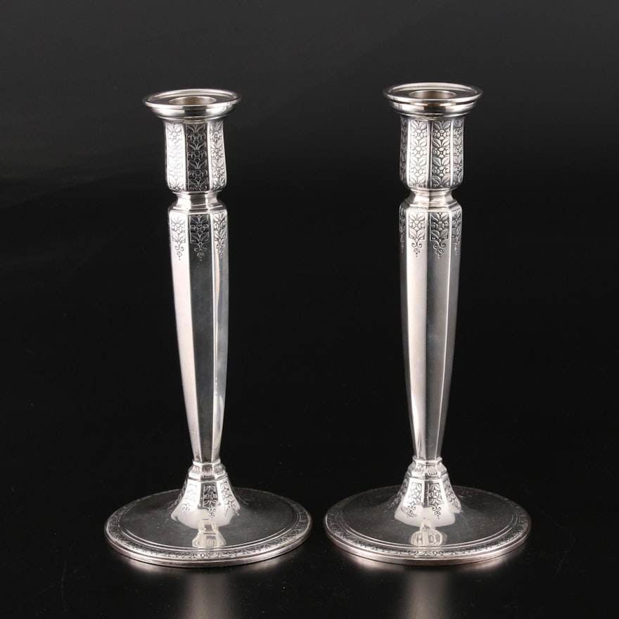 Tiffany & Co Sterling Silver Candlesticks