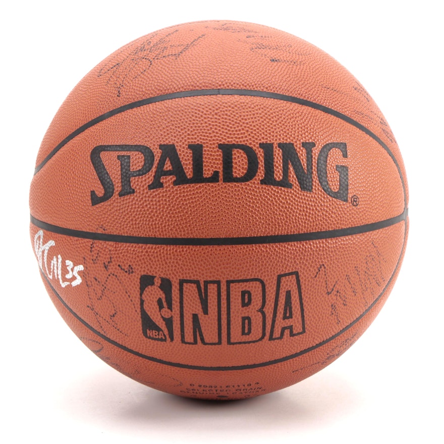 Brooklyn Nets Signed Spalding NBA "Official Game Ball"