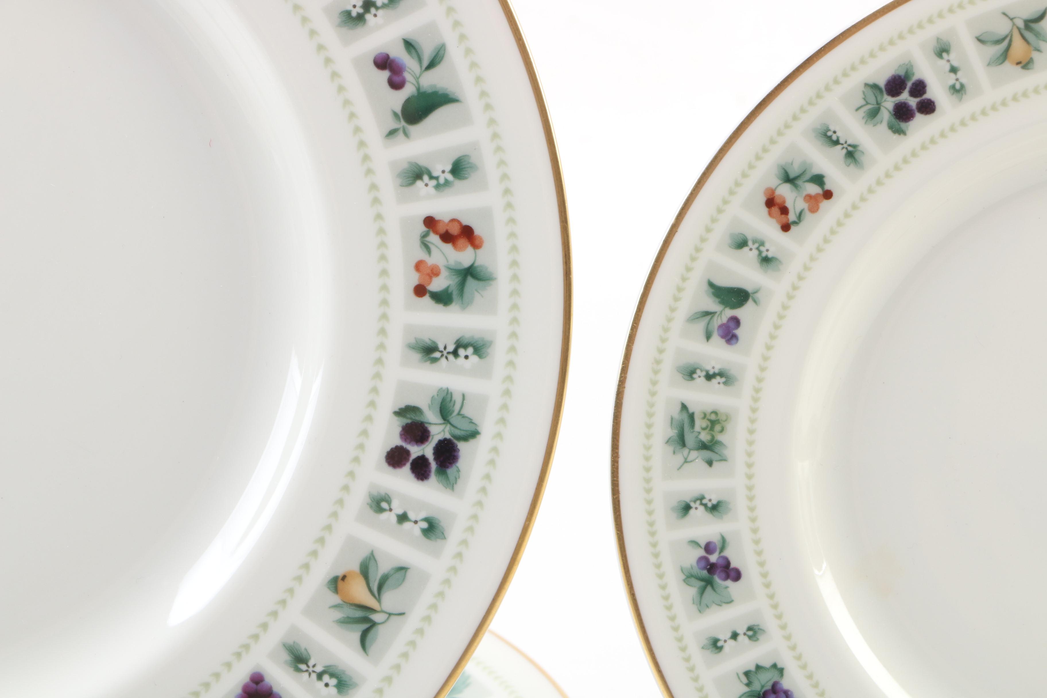 English Royal Doulton Ceramic "Tapestry" Dinnerware Set, Late 20th Century