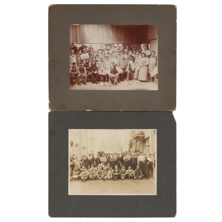 Early 1900s Silver Gelatin Group Photographs