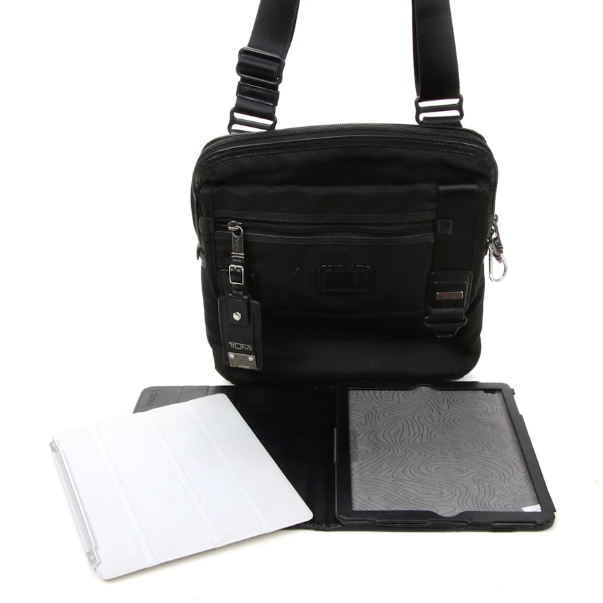 Tumi Leather-Trimmed Bag and Incase Tablet Accessories