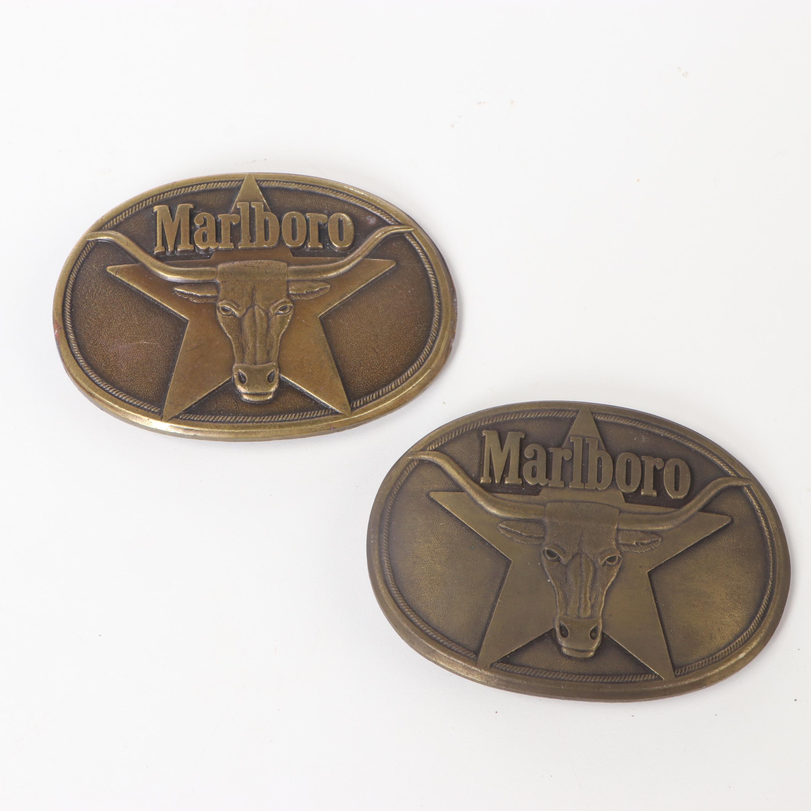 Marlboro Memorabilia Including Lighters, Posters, Thermos and Poker Set